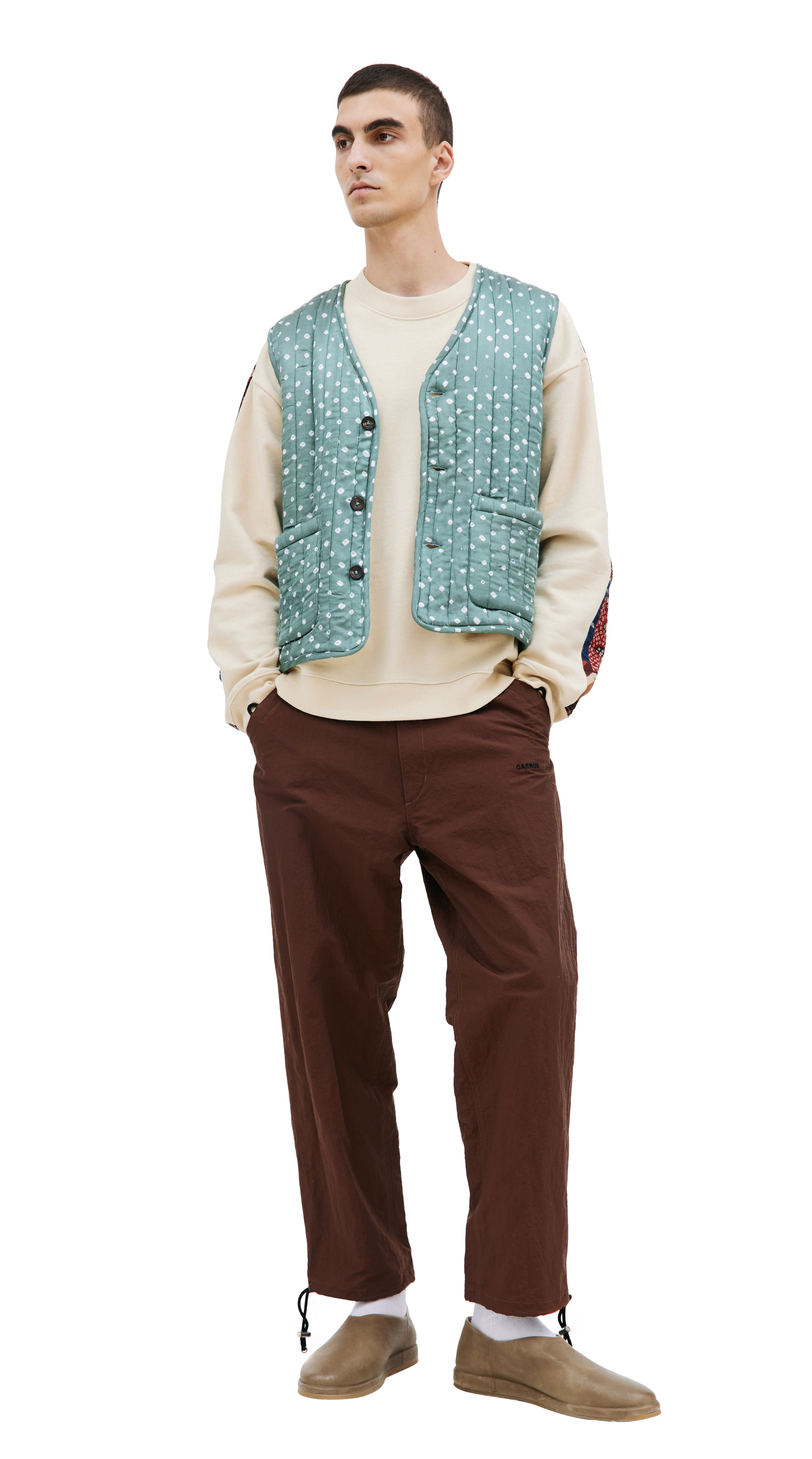 KARU RESEARCH Quilted silk vest