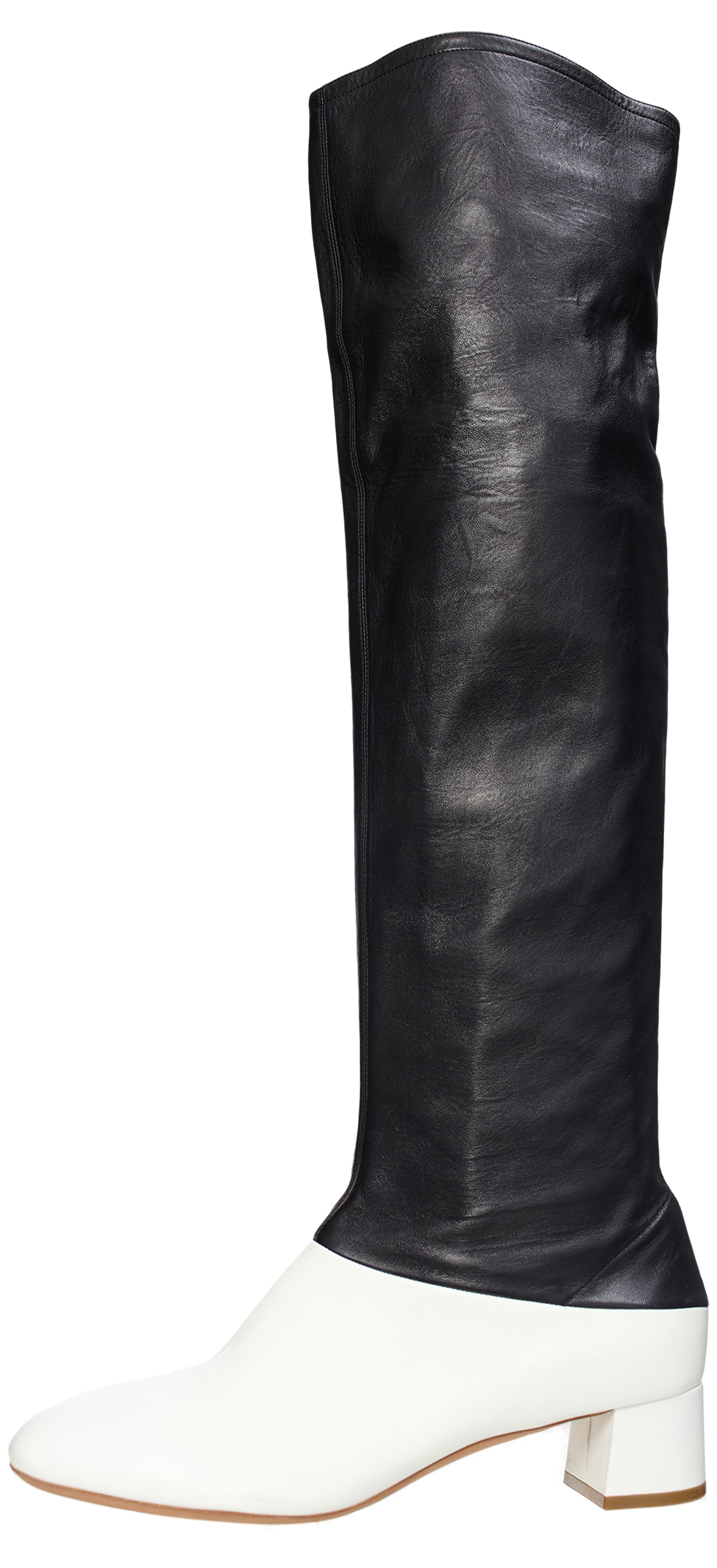 Celine Two-tone leather boots