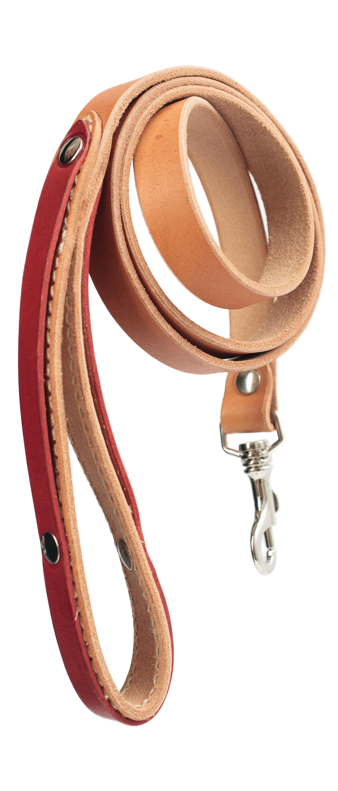 Guidi Beige Leather Dog Leash