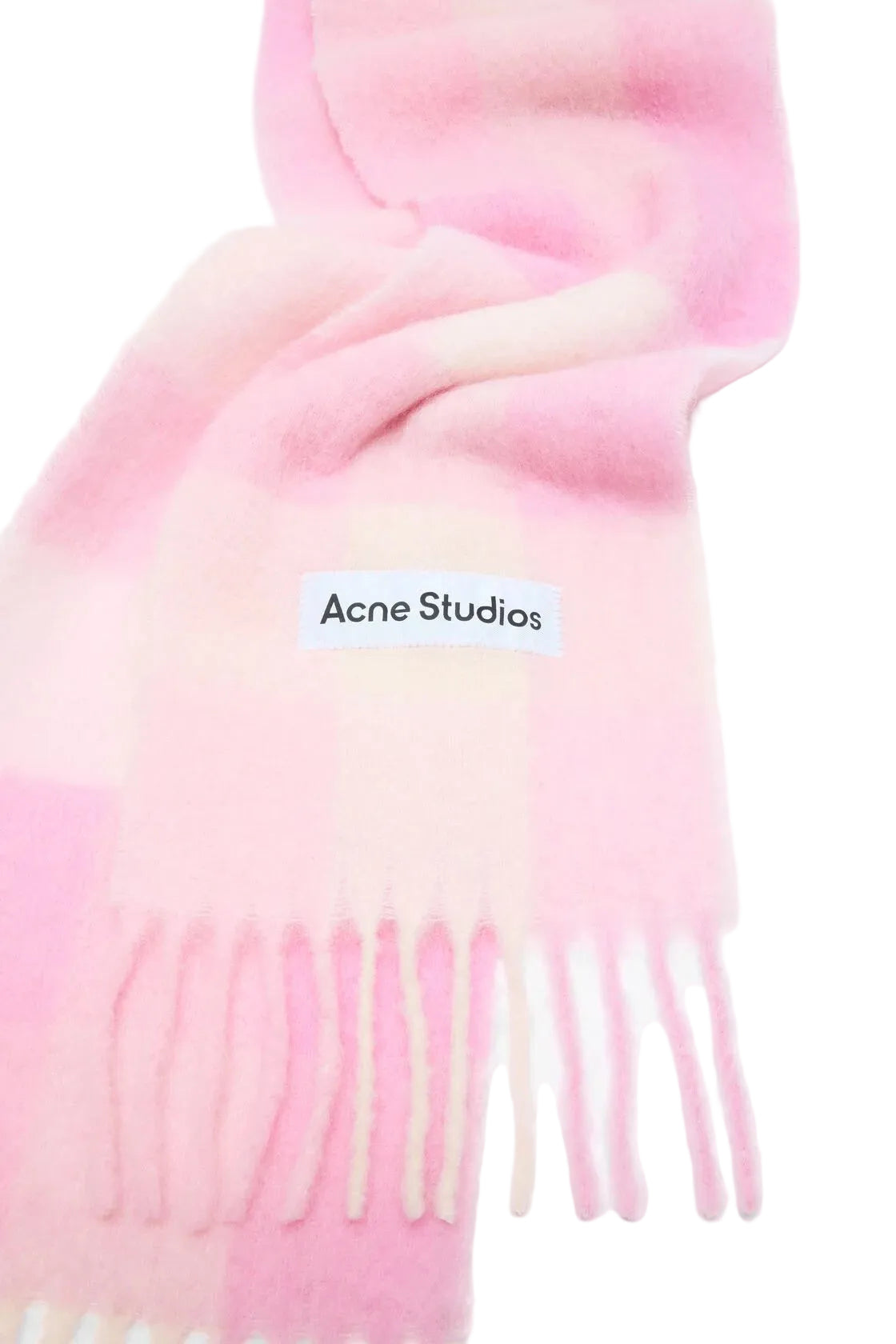 Acne Studios Mohair Checked Scarf