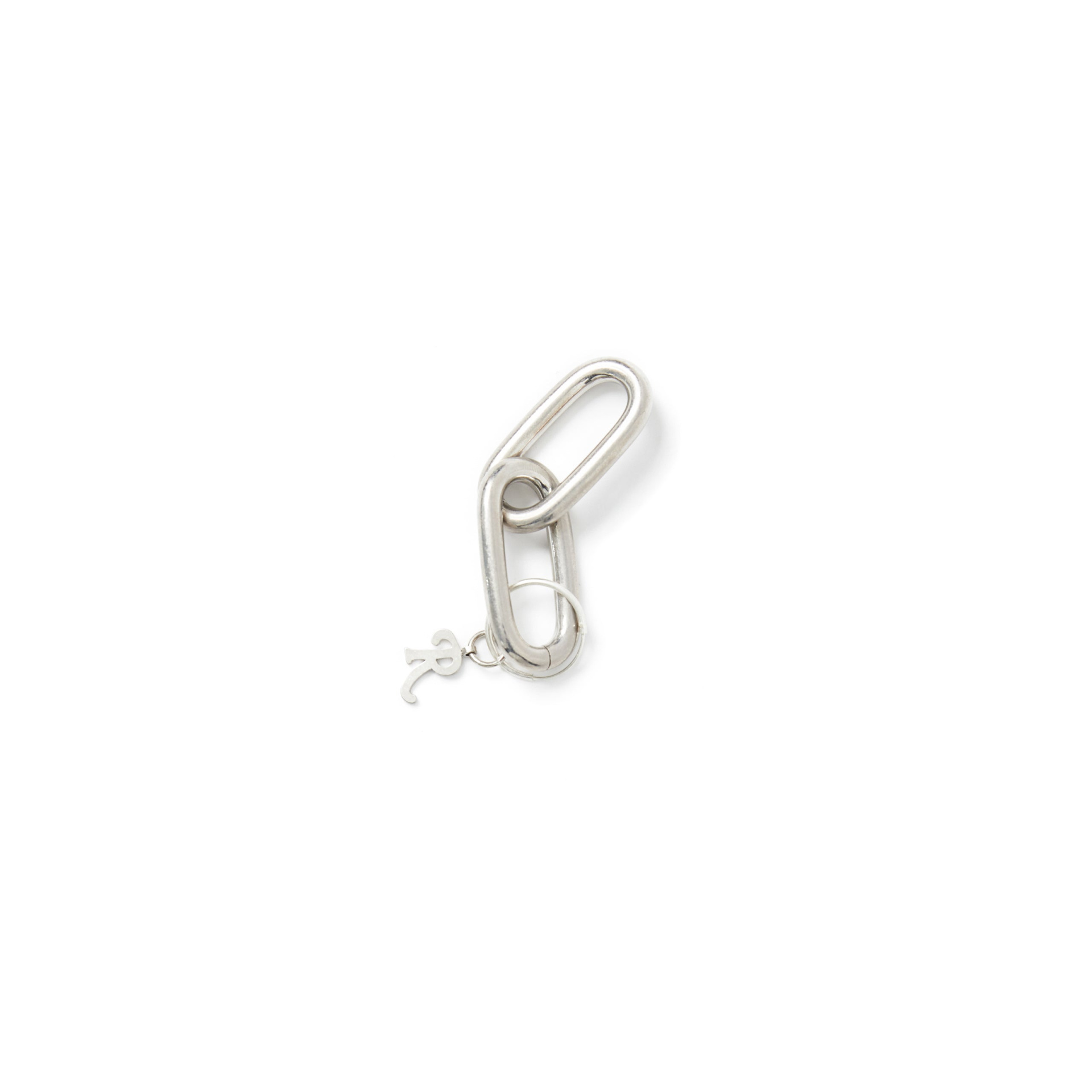 Raf Simons EARRING W/2 CHAIN SHACKLES