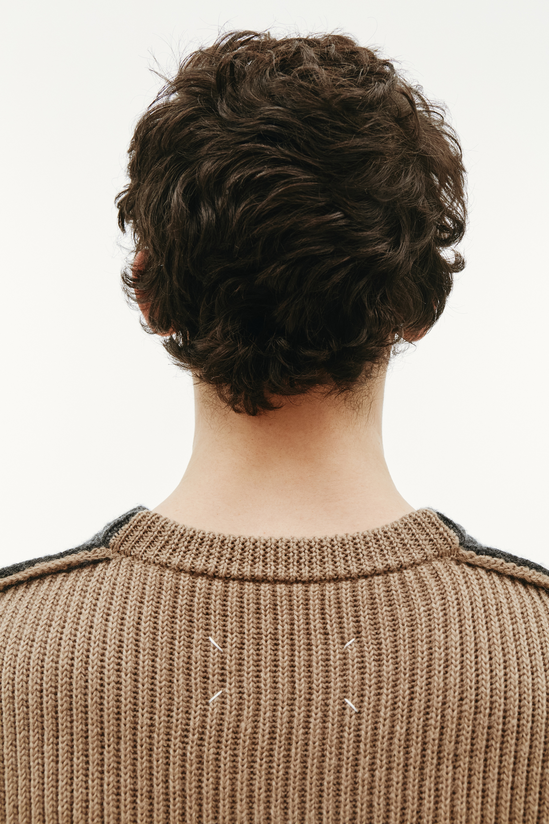 Maison Margiela Mixed Grey & Beige Sweater