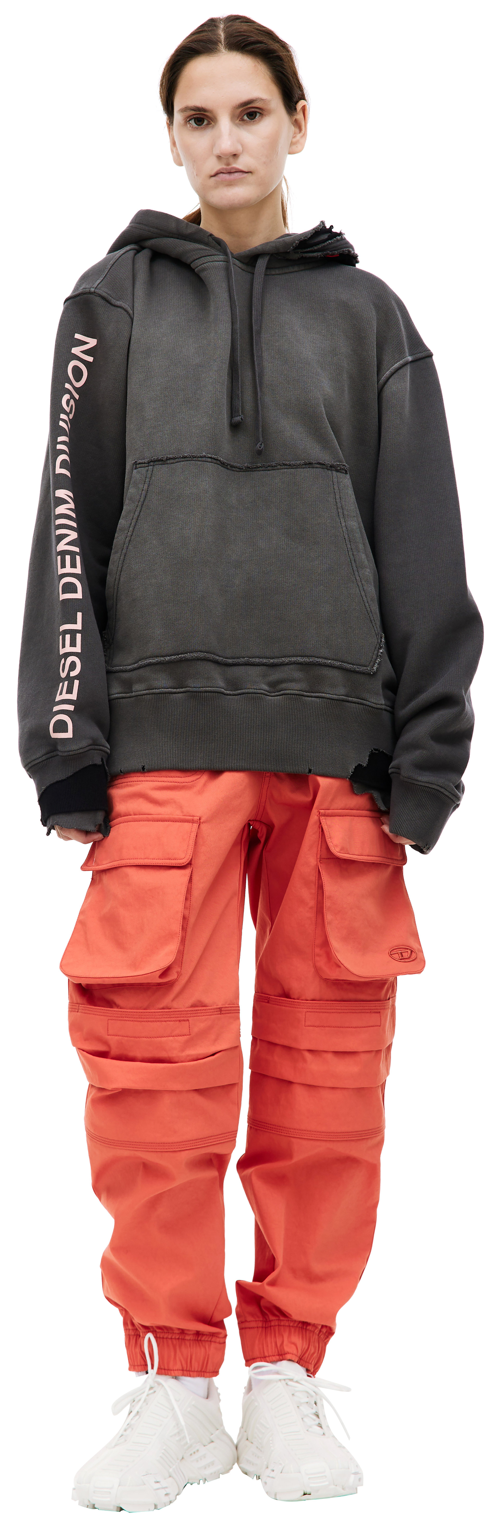 Diesel S-Macsrot printed hoodie