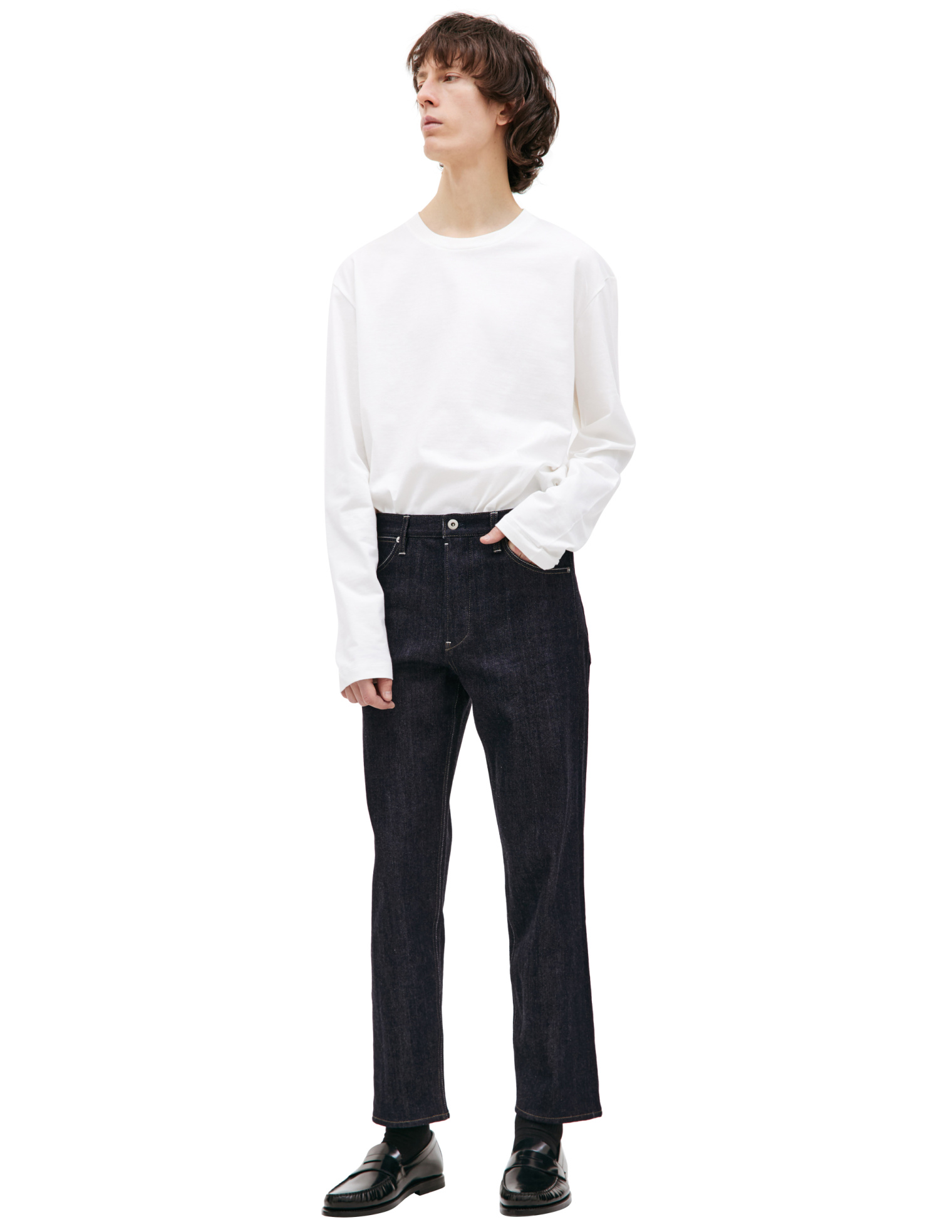 Jil Sander Navy blue straight jeans