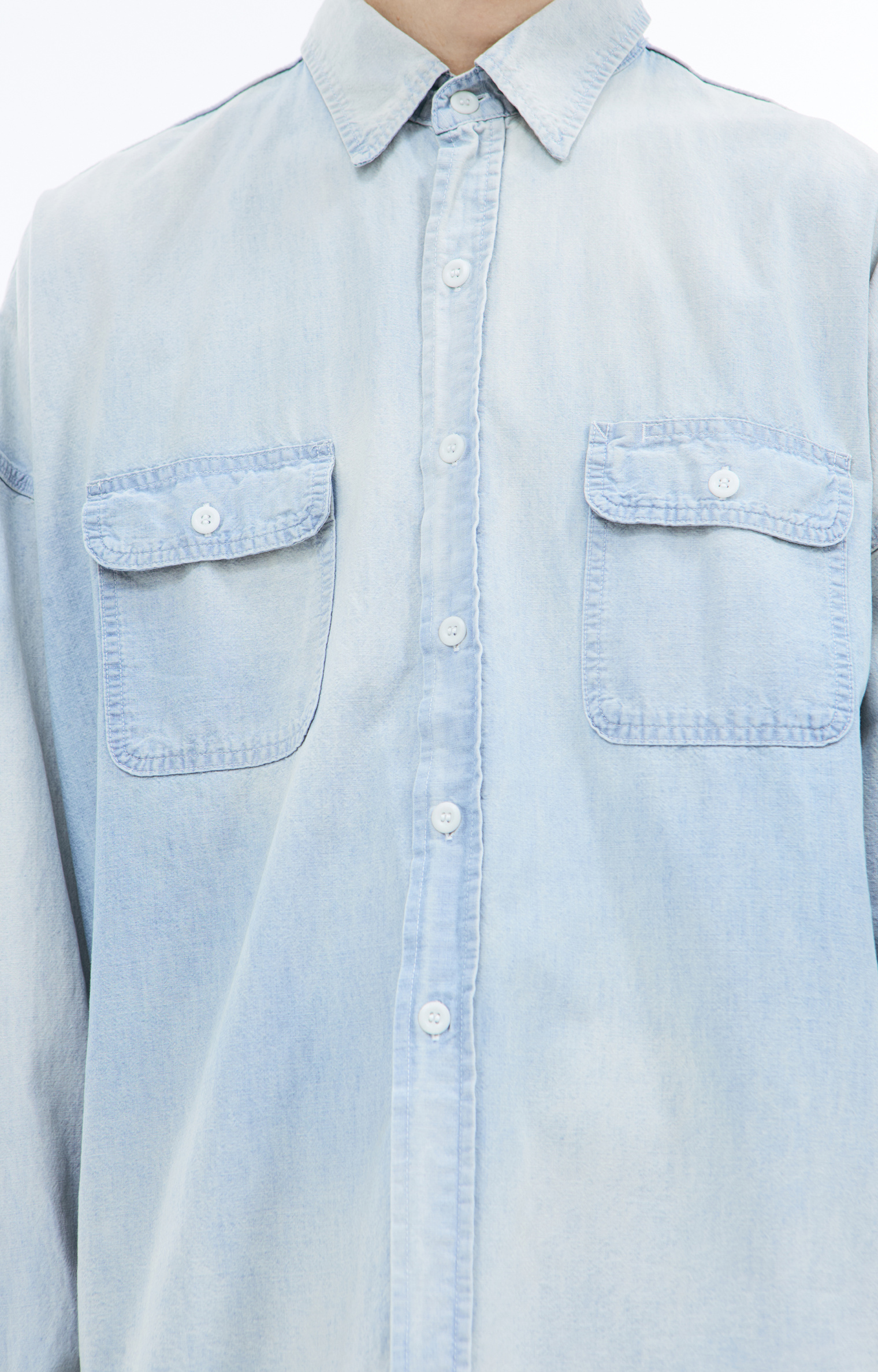 Saint Mxxxxxx Denim button-down shirt