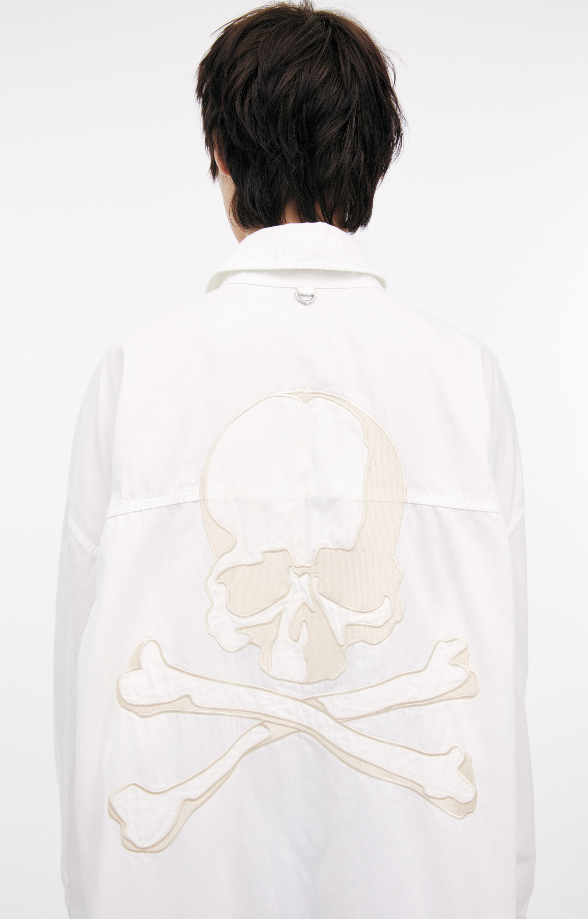 Mastermind WORLD White embroidered shirt