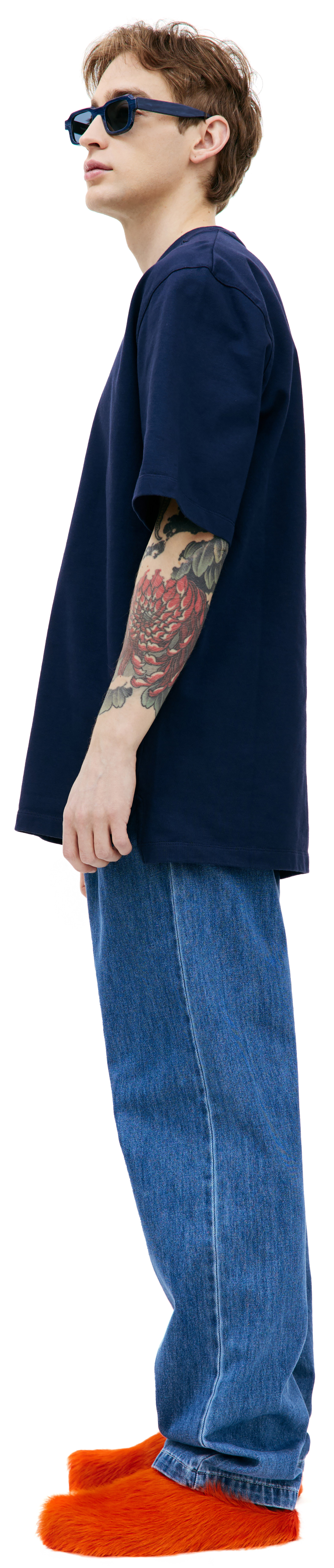 Marni Navy oversized t-shirt