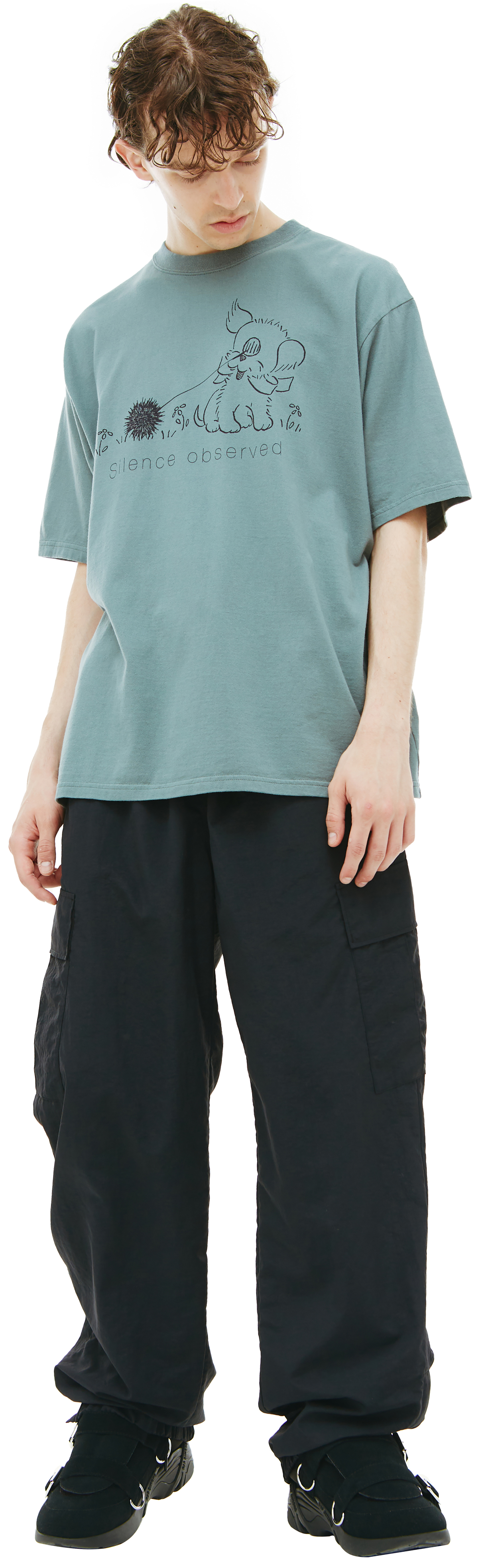 Undercover Silence observed cotton t-shirt