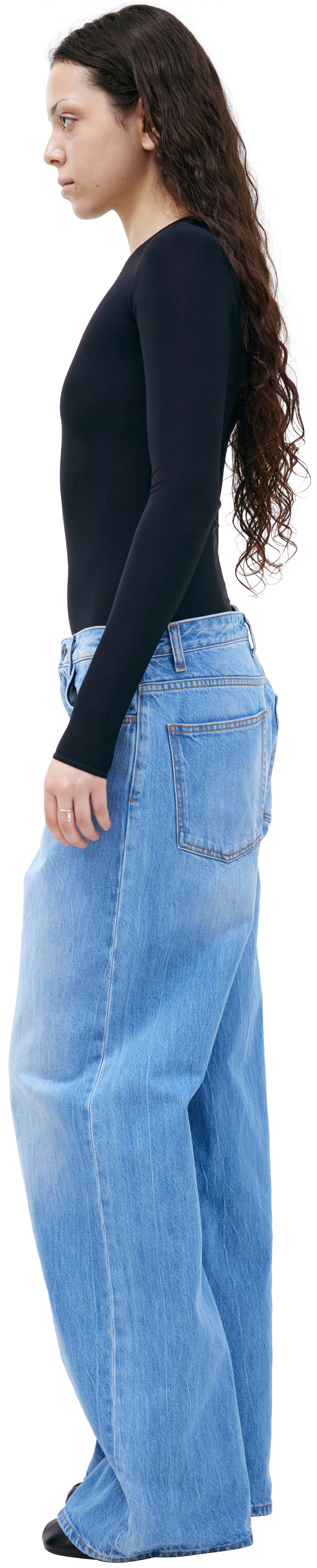 The Row Wide cotton jeans