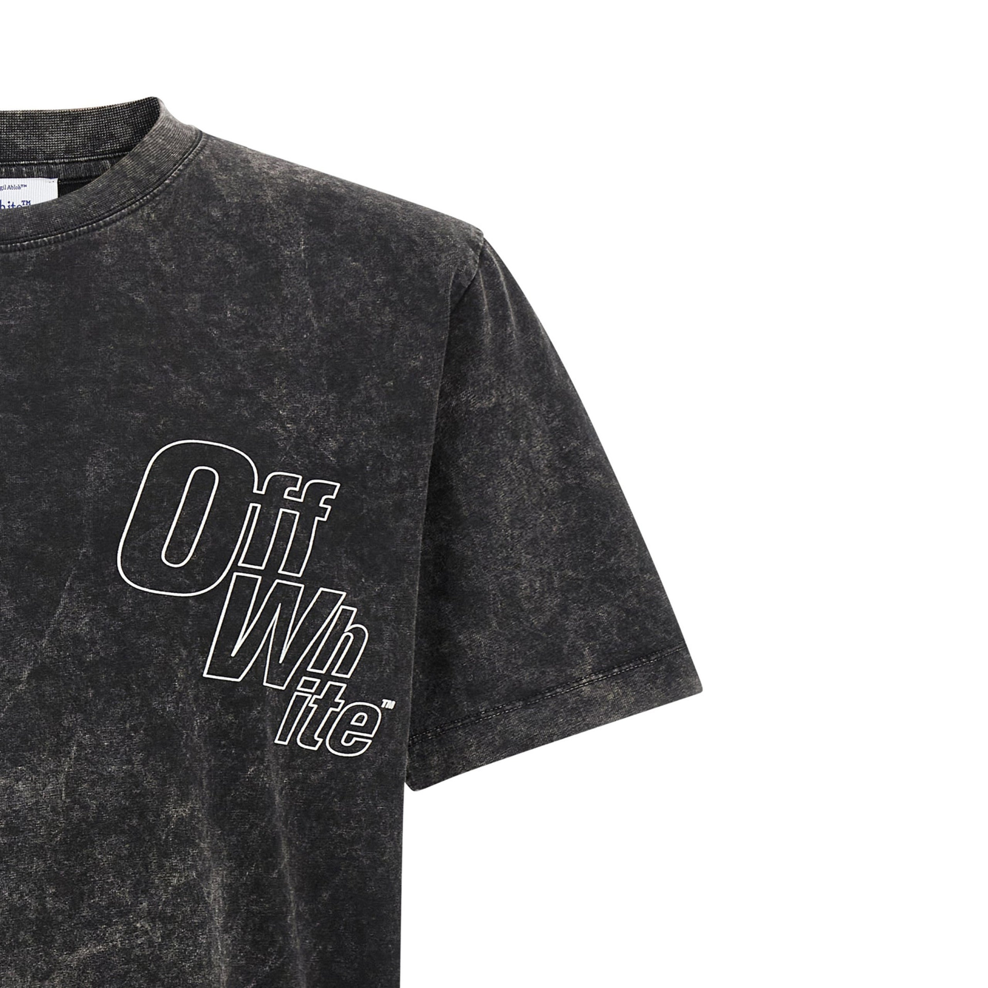 Off White Outline Arrow Slim Short Sleeve Tee