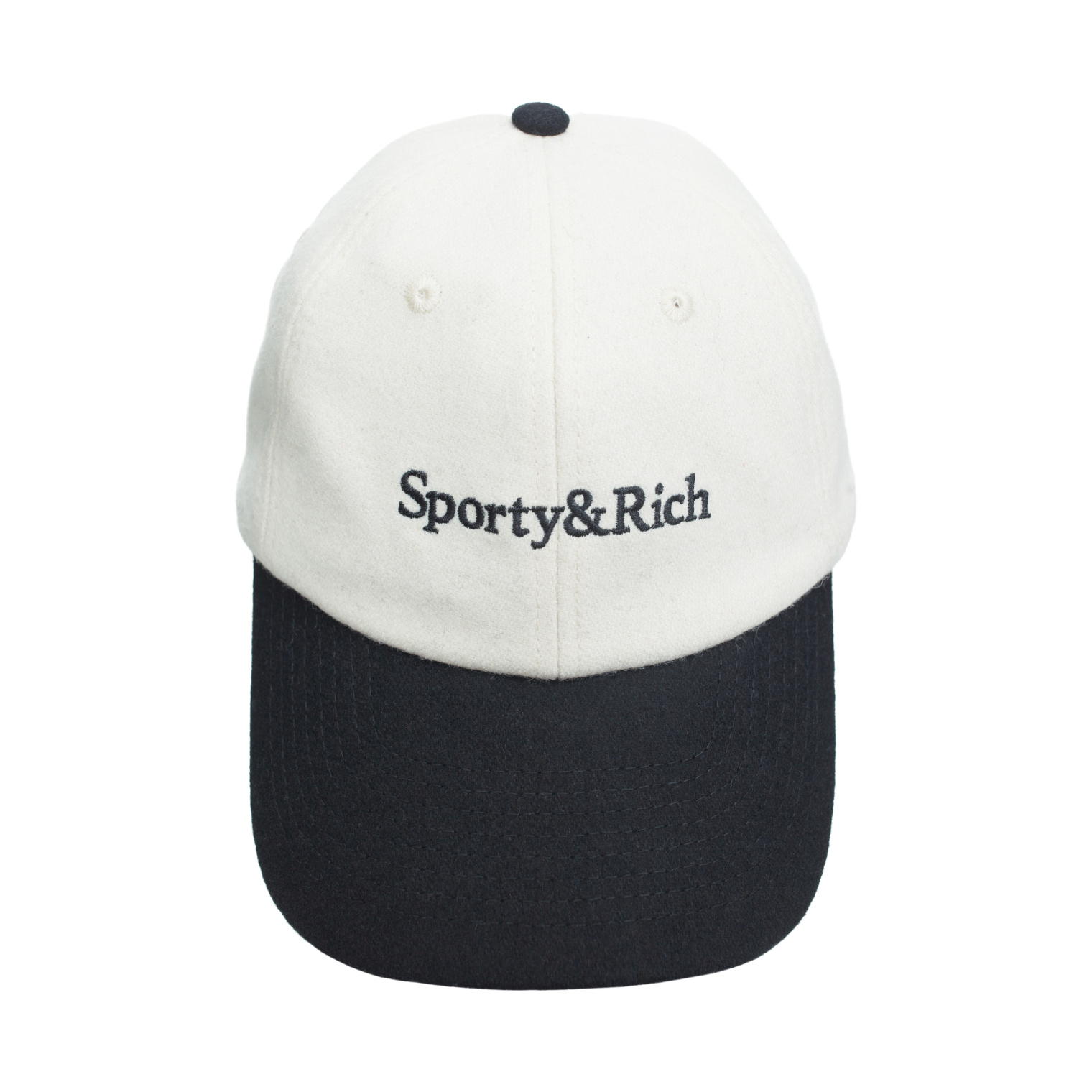 SPORTY & RICH Logo embroidered cap