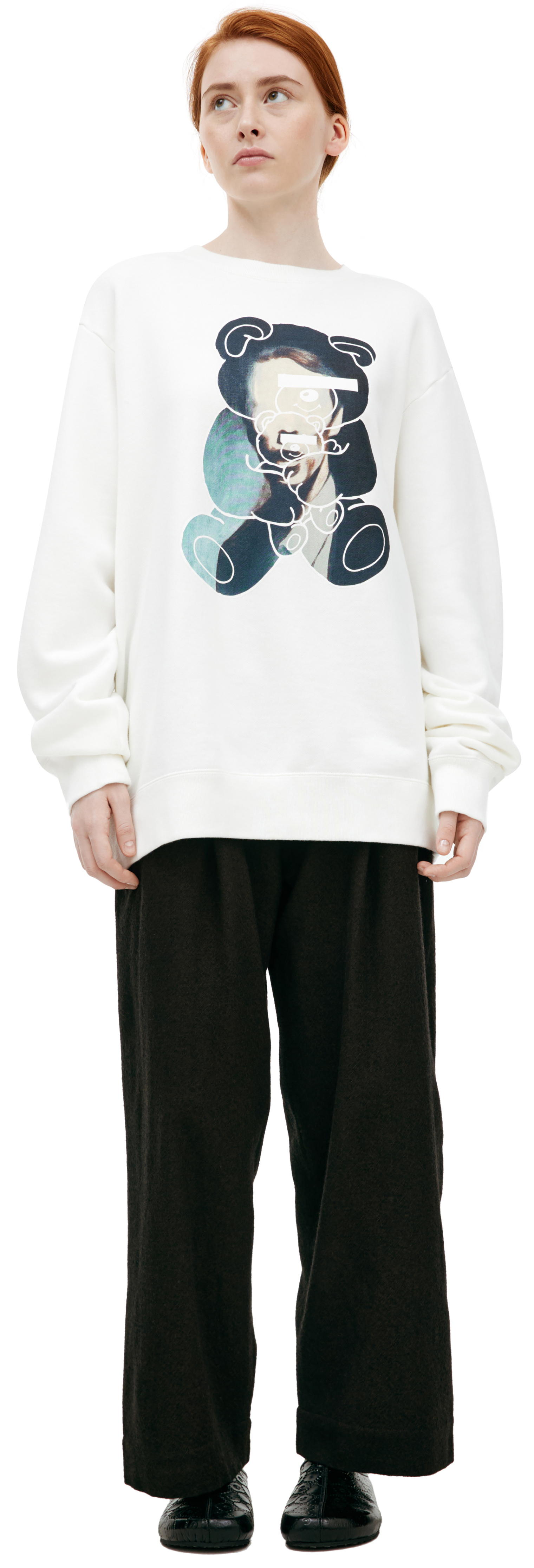 Undercover White sweatshirt with print