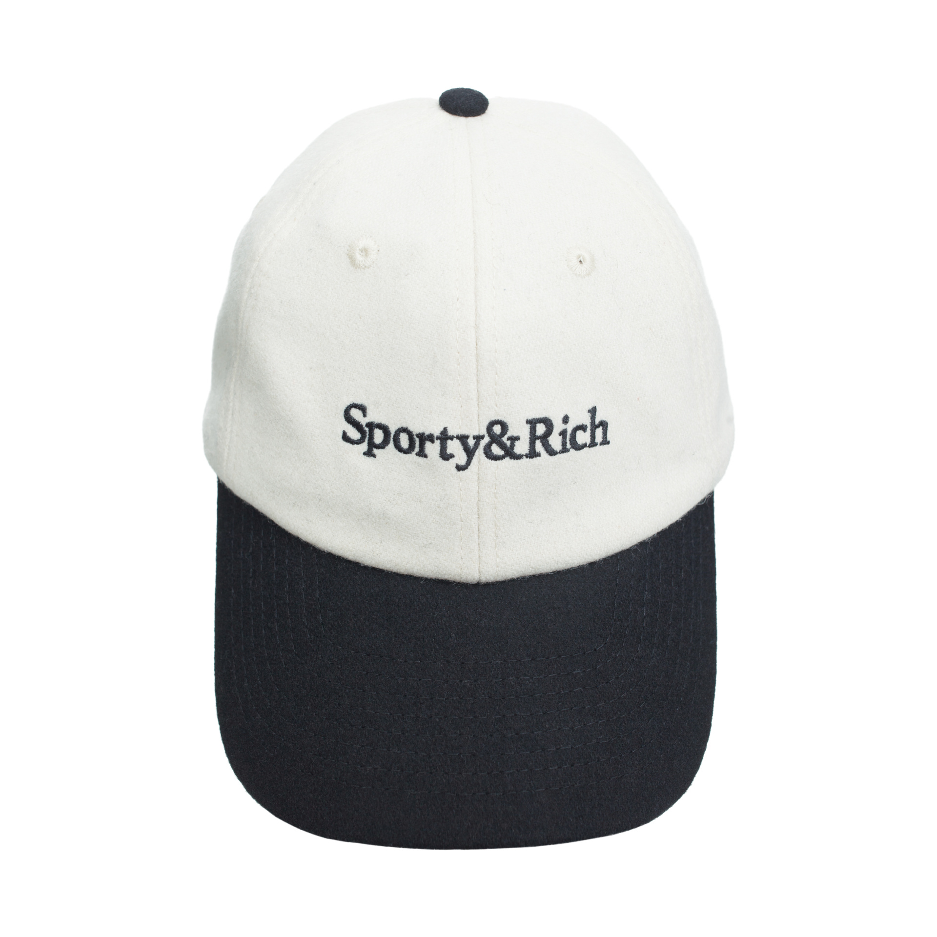 SPORTY & RICH Logo embroidered cap