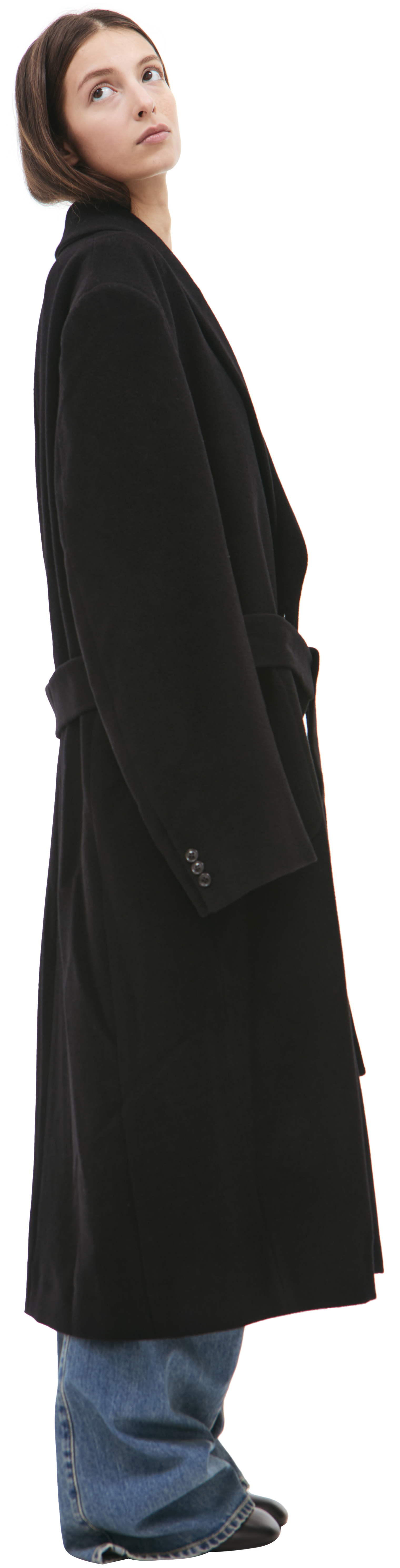 Doublet Black wool coat