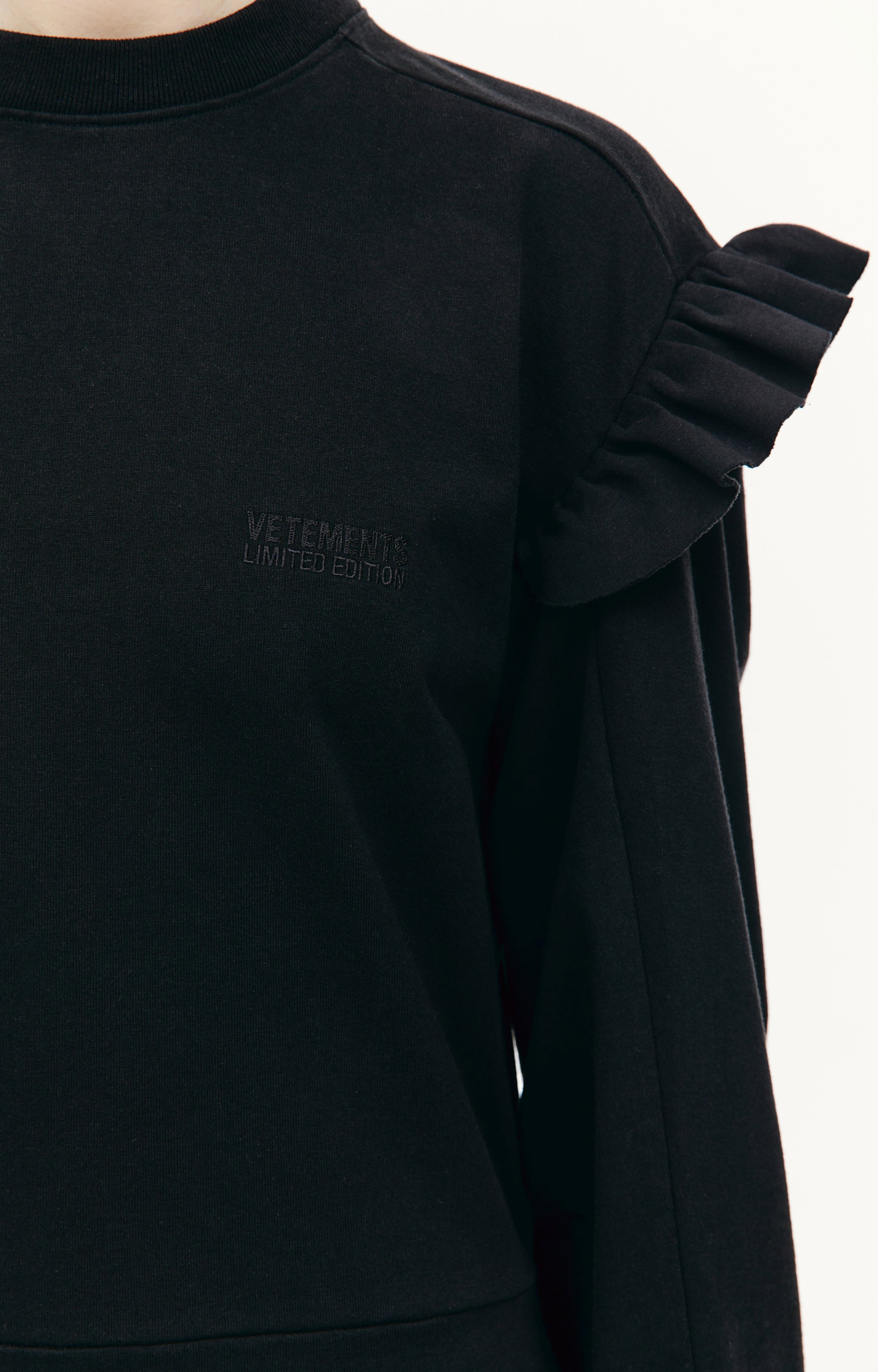 VETEMENTS Ruffle Jersey Dress