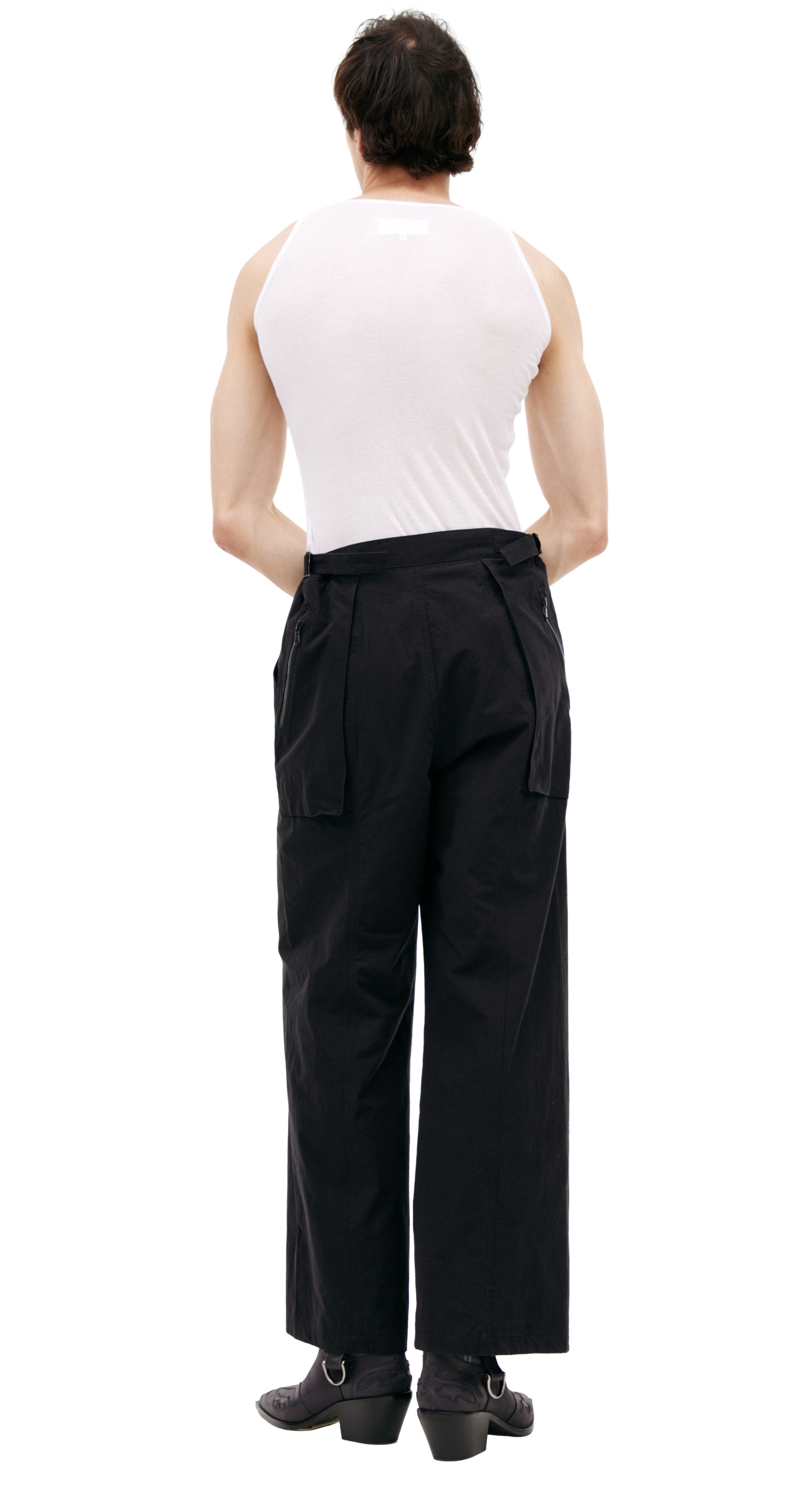 The Viridi-Anne Trousers with patch pockets
