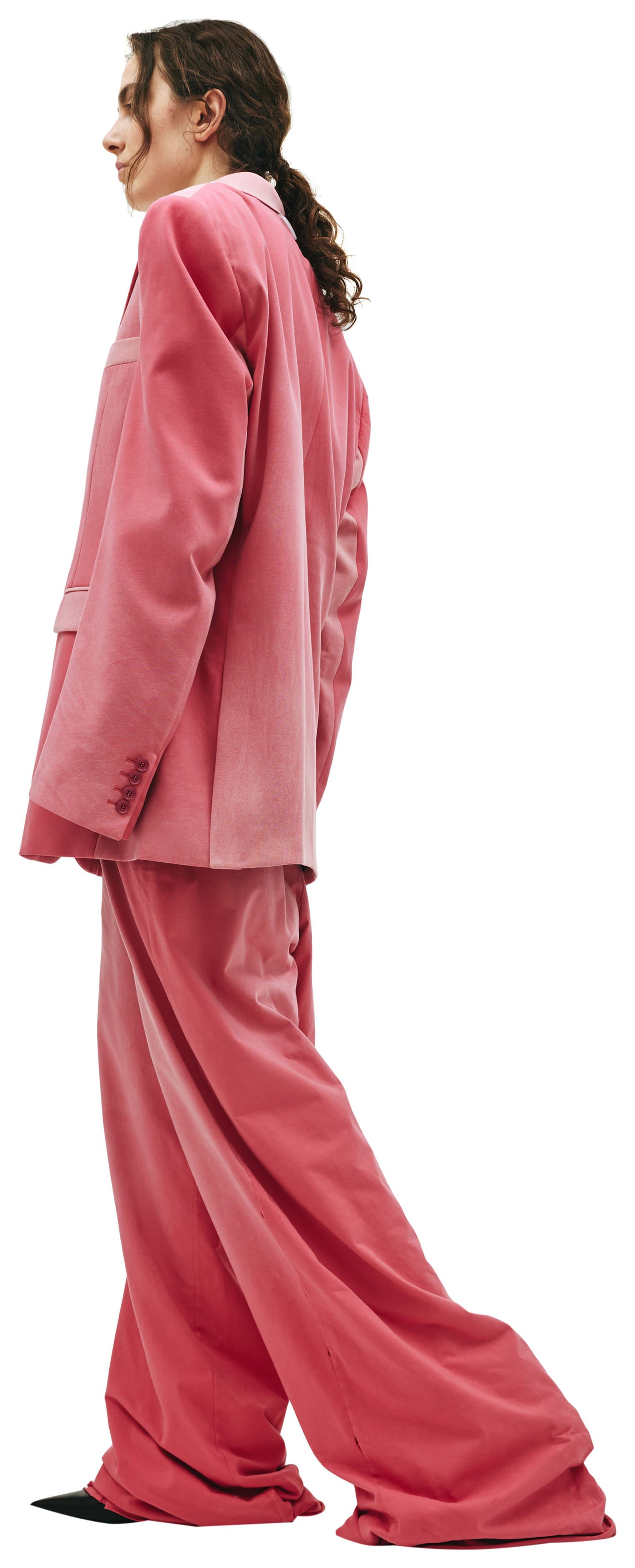 VETEMENTS Розовый оверсайз пиджак