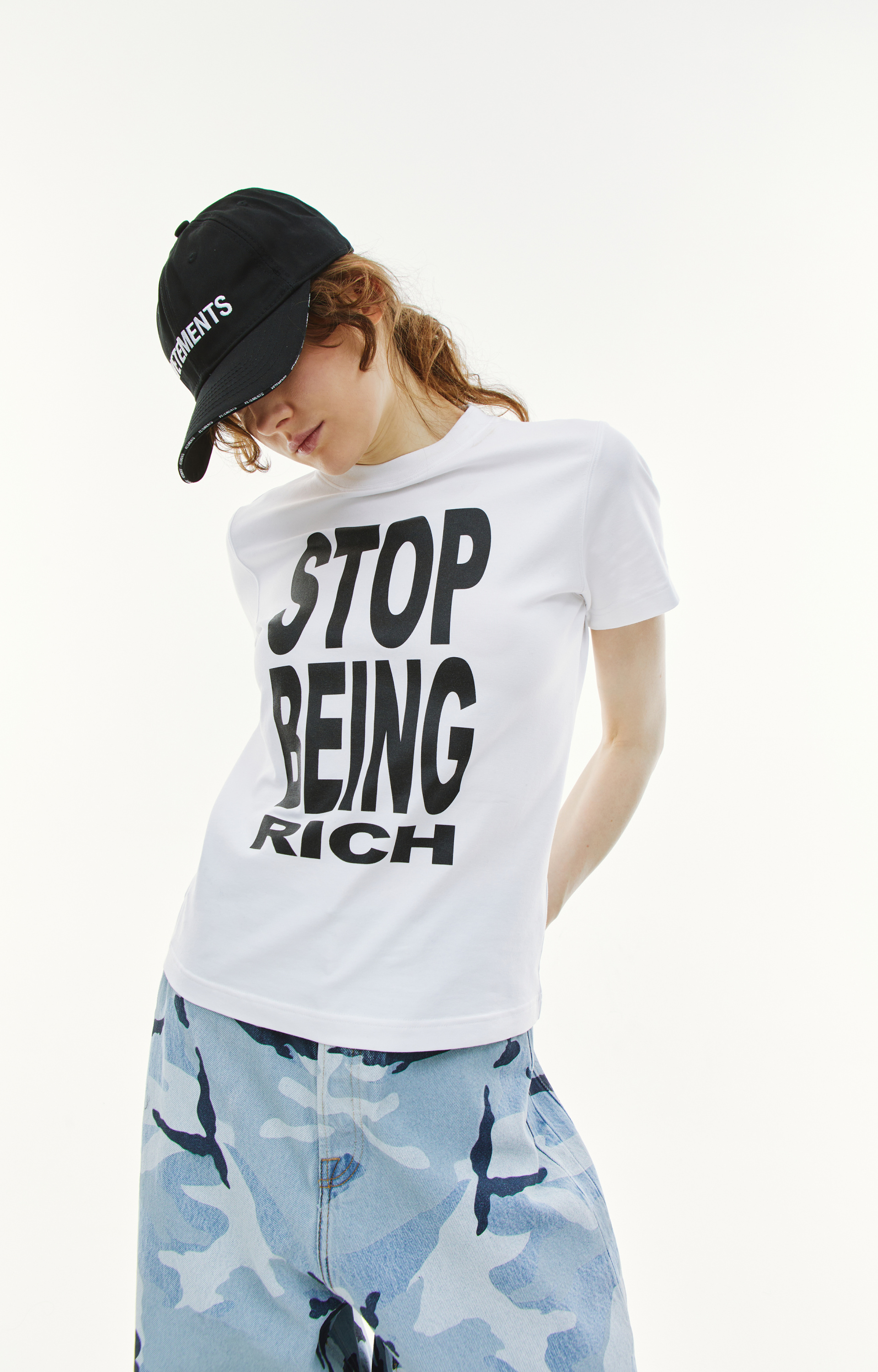 VETEMENTS White printed t-shirt