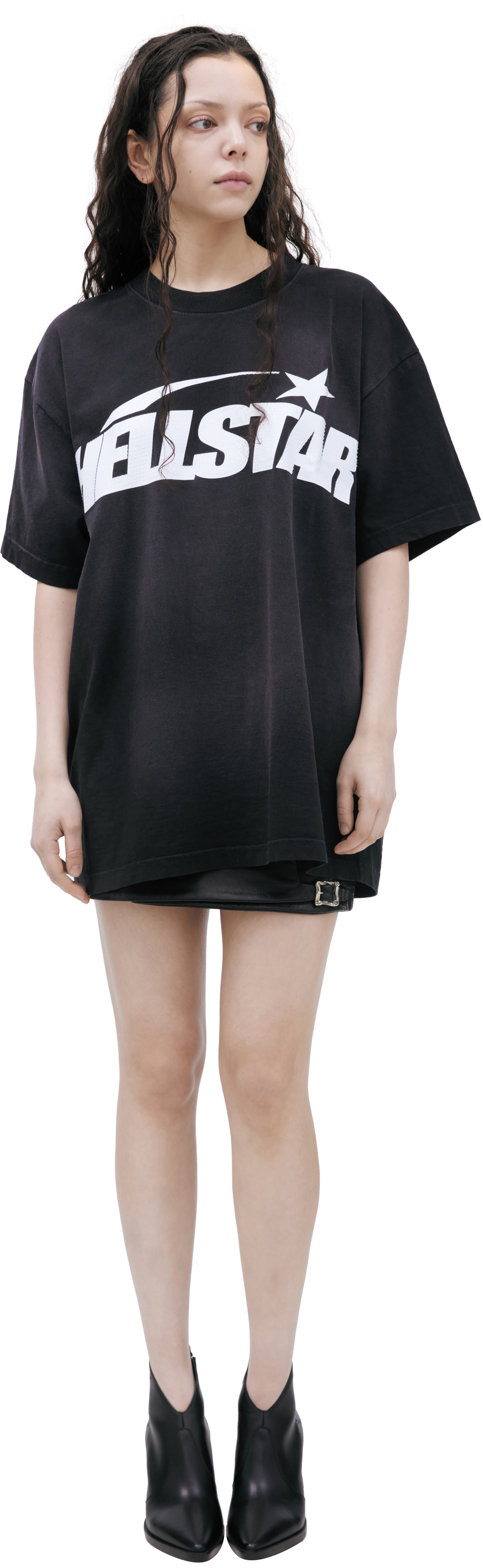 Hellstar T-shirt with a rhinestone logo