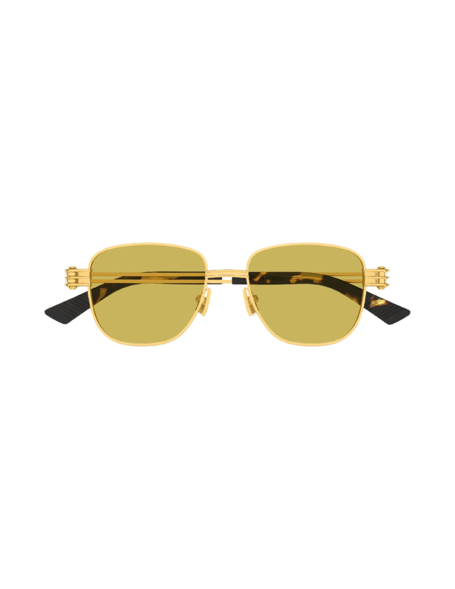 Bottega Veneta Metal Square Sunglasses