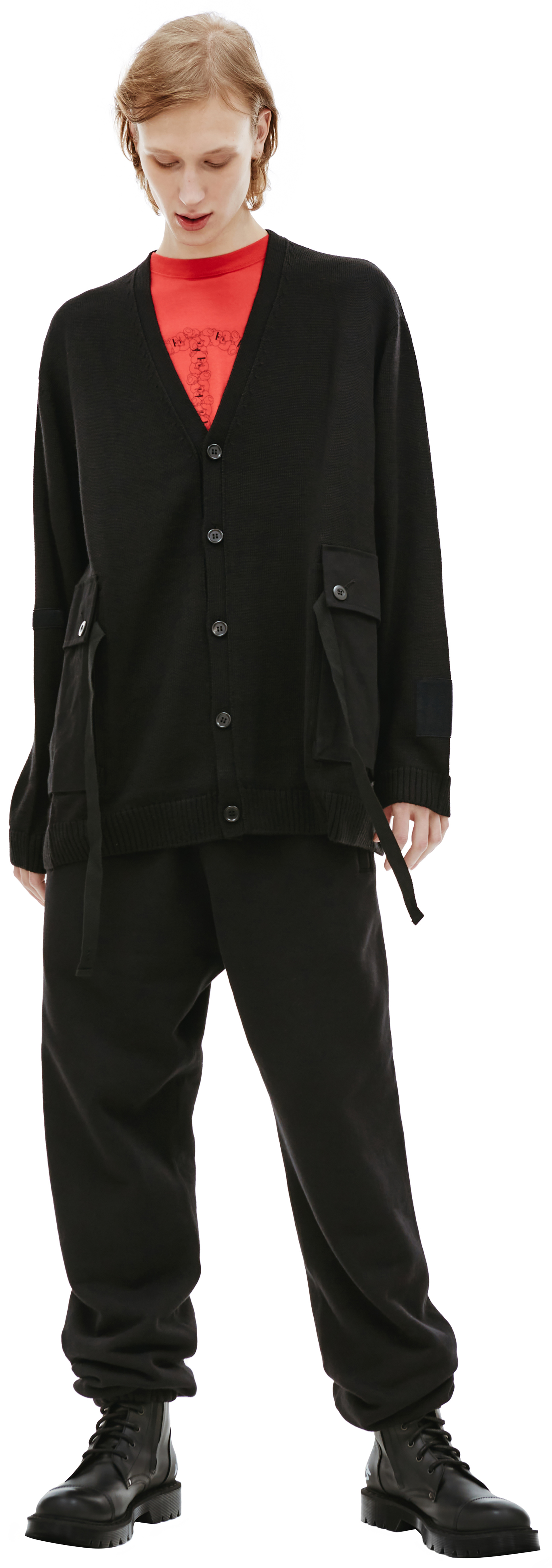 Undercover Knit wool Y-Neck Cardigan