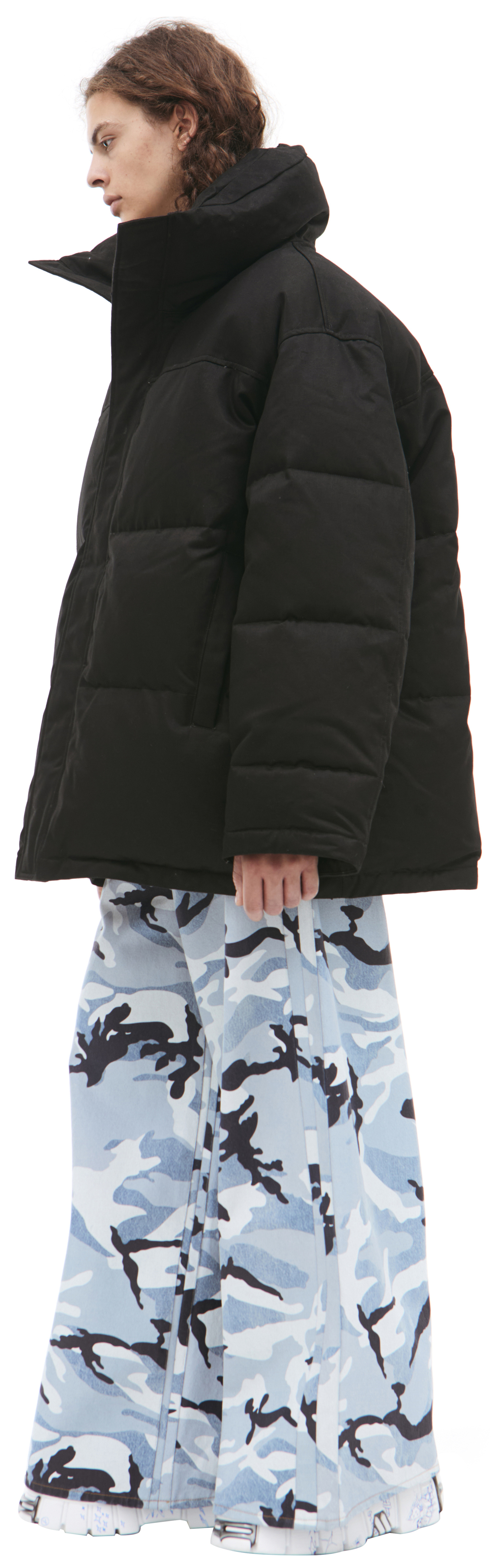 VETEMENTS Down jacket with high collar