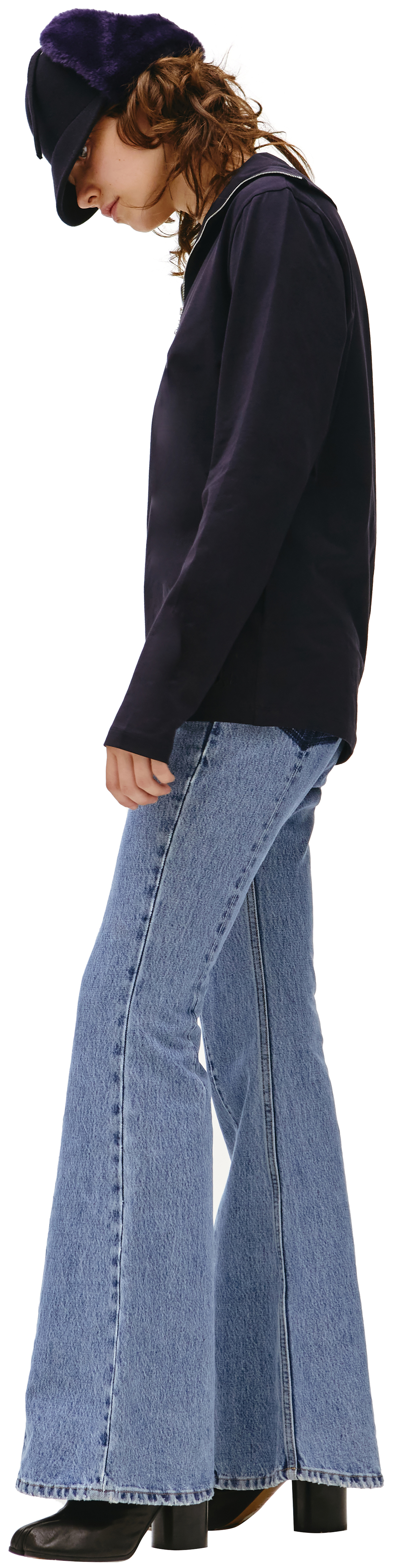 Jil Sander Zip Collar Cotton Longsleeve