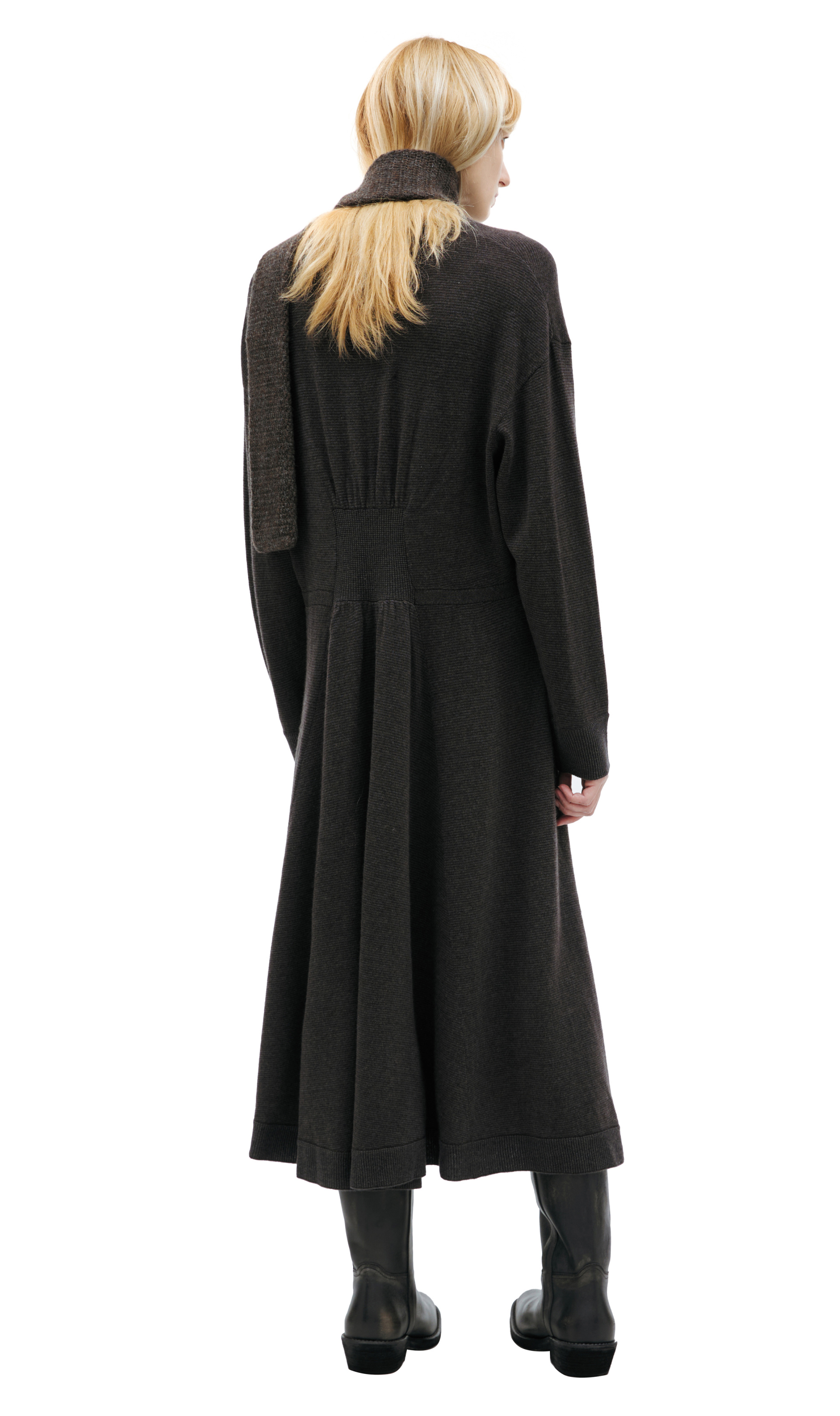 Ziggy Chen Black knit maxi dress