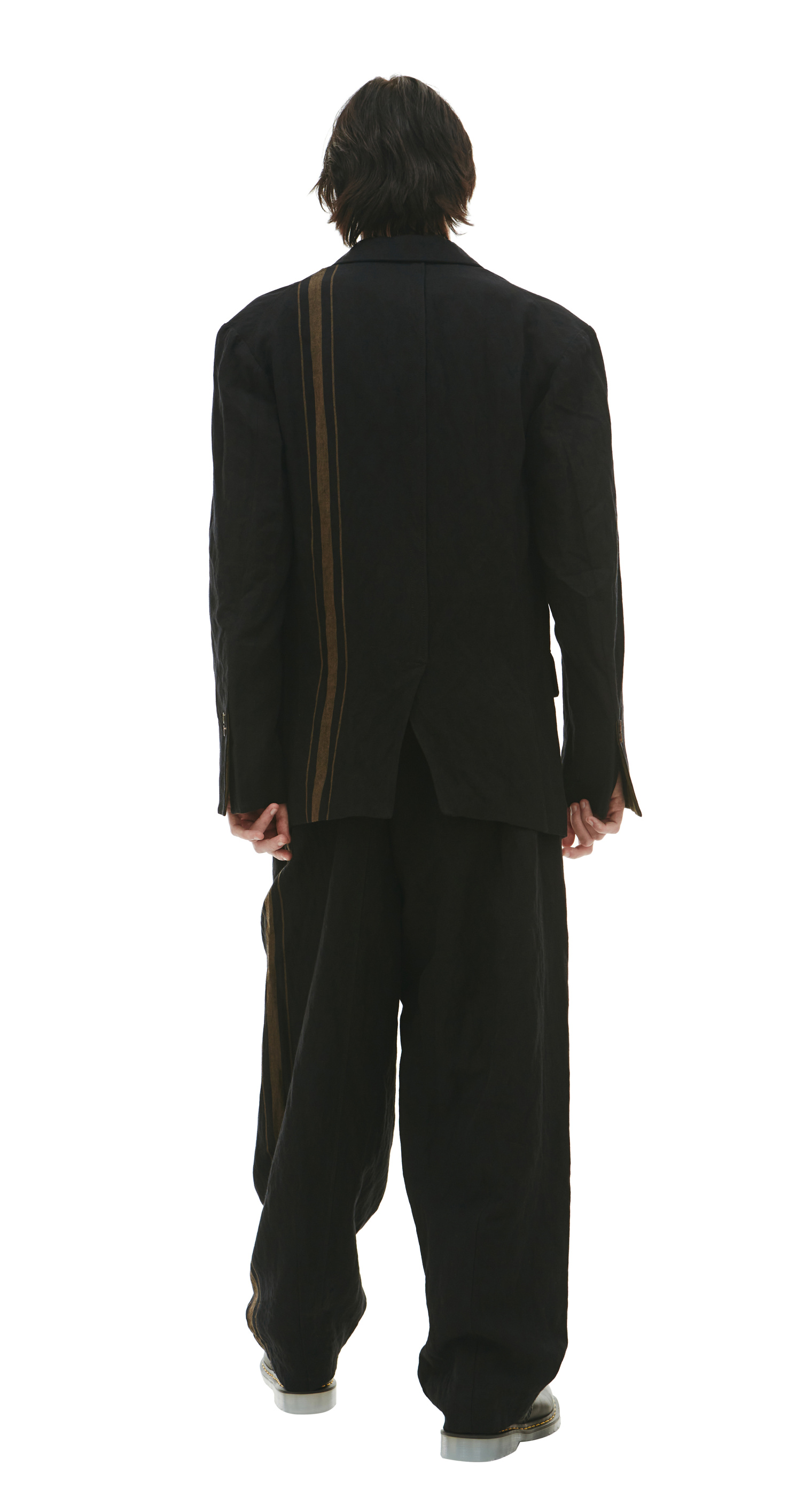 Ziggy Chen Back stripe Blazer