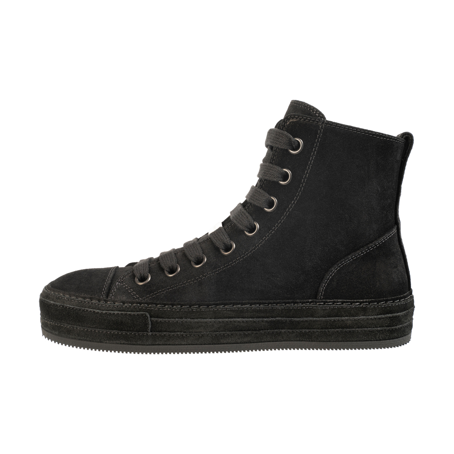 Ann Demeulemeester Raven High Top Sneakers