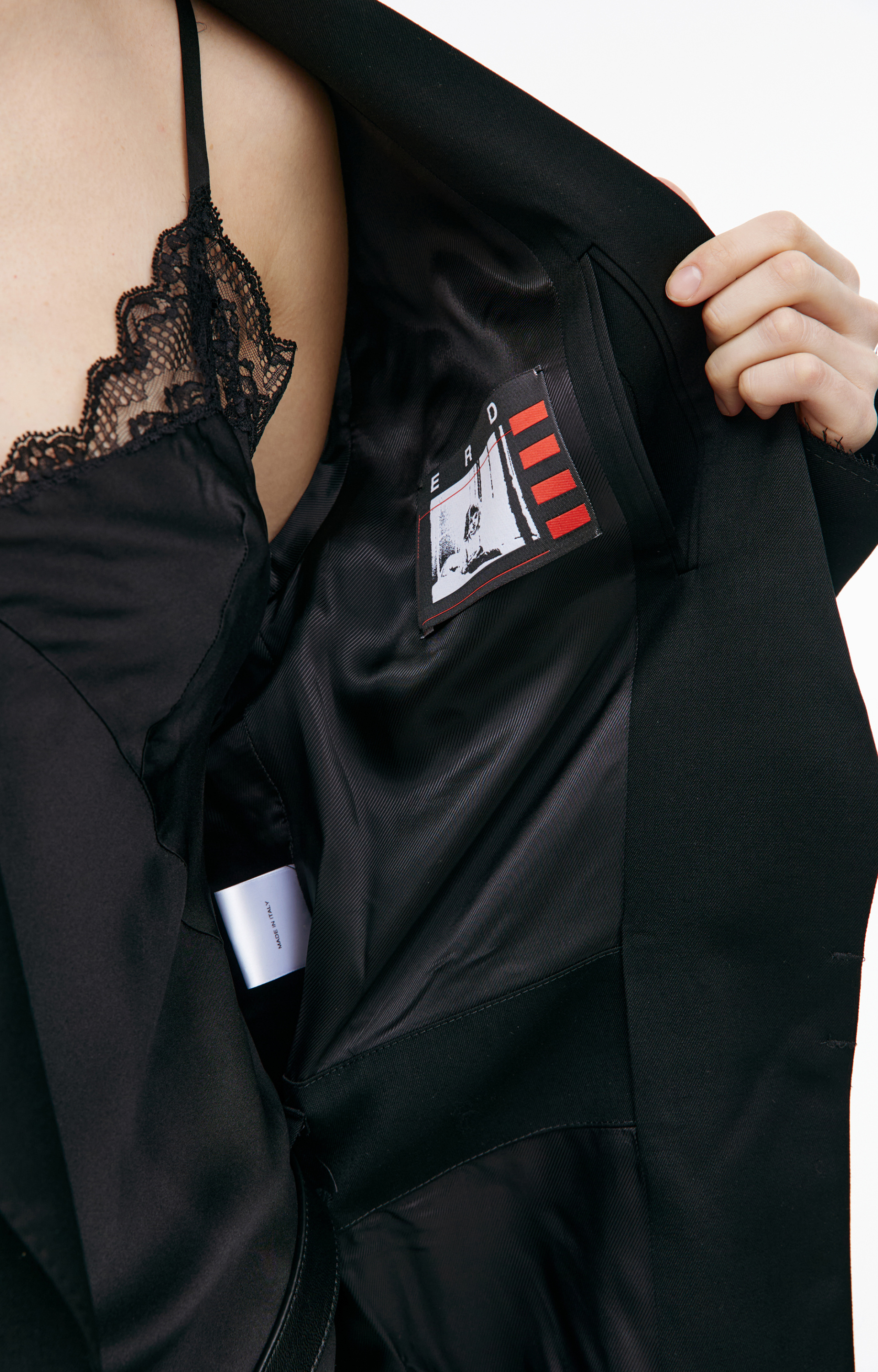 Enfants Riches Déprimés Wool coat with stitched belt