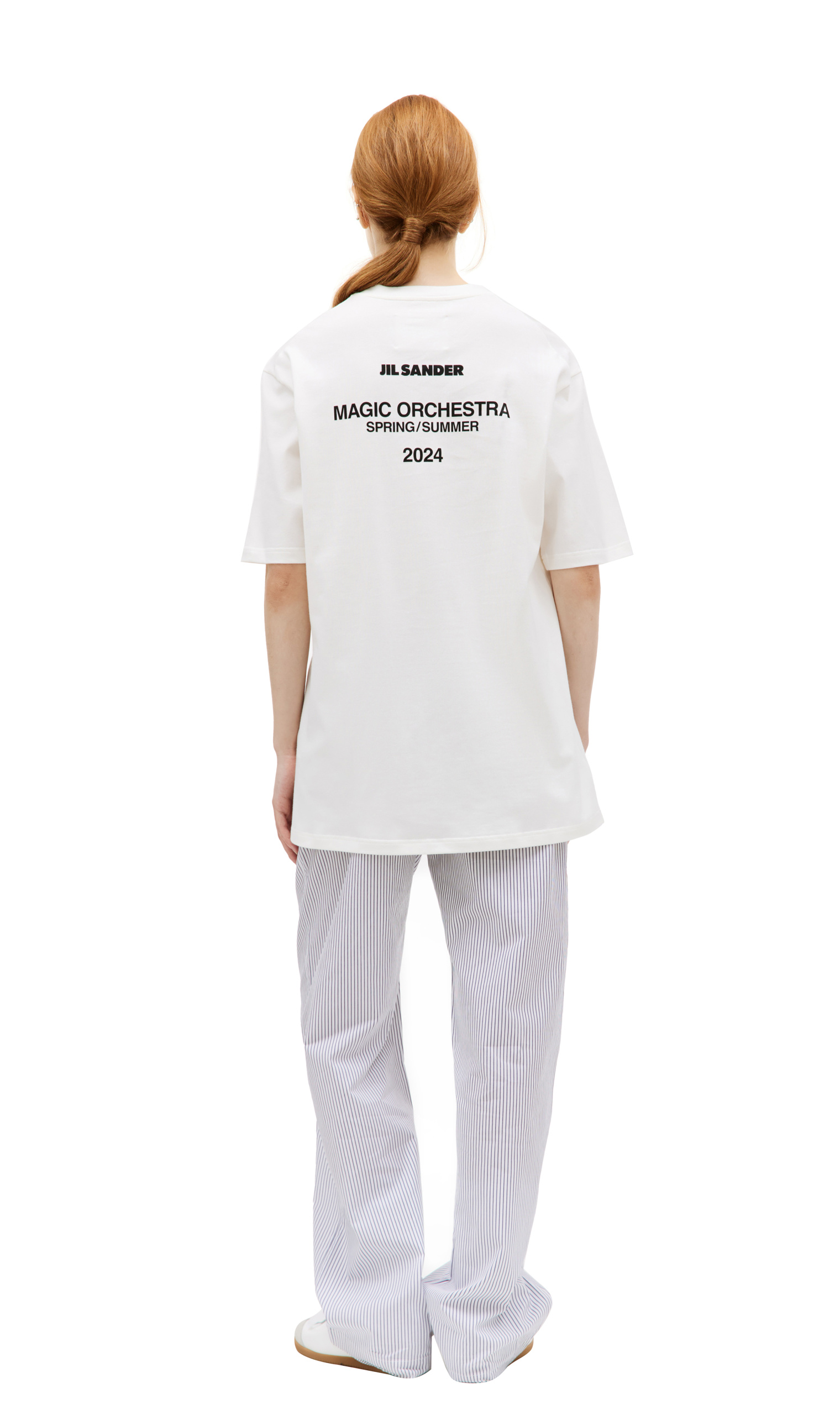 Jil Sander White graphic print t-shirt
