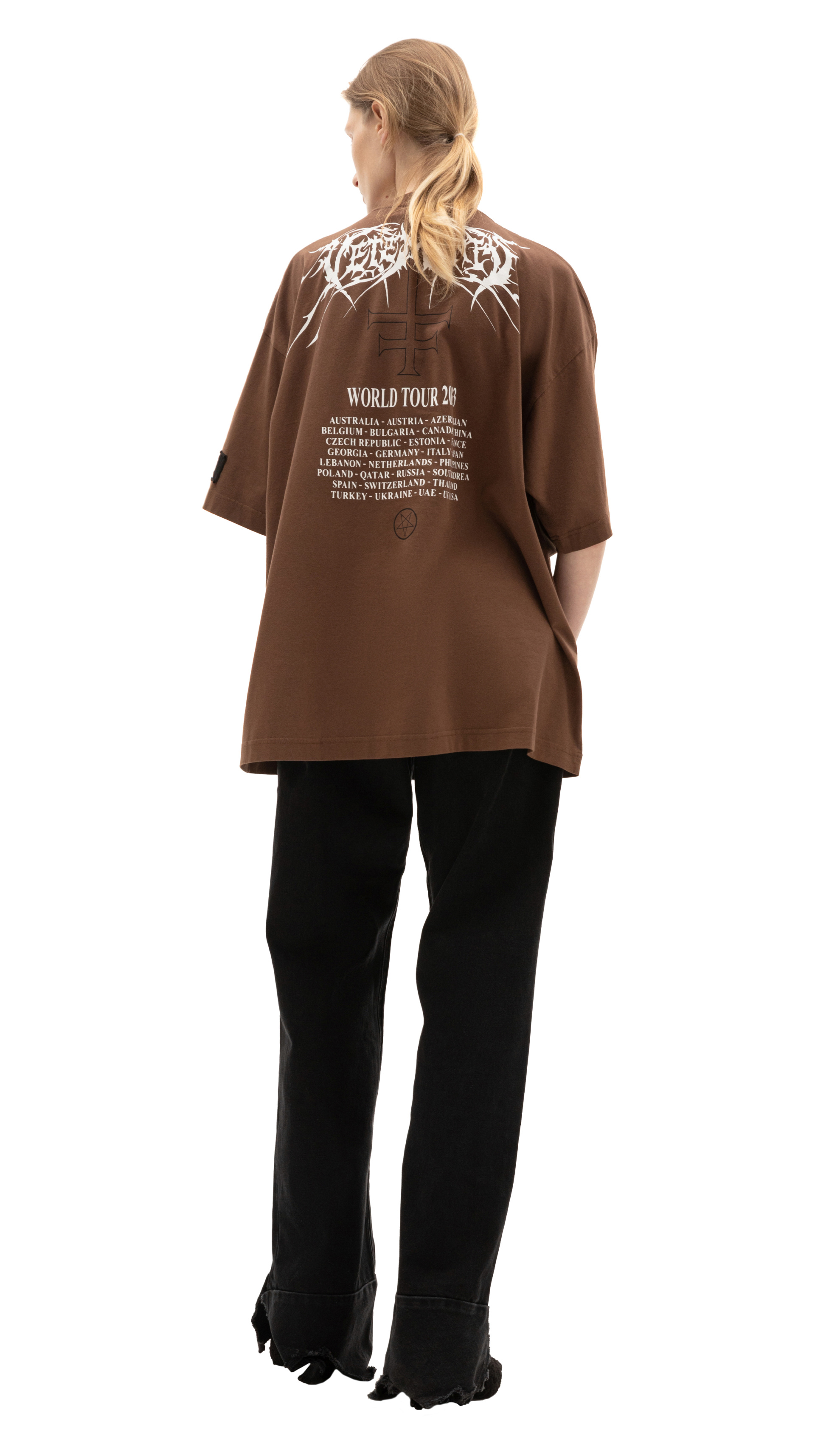 VETEMENTS World Tour Patched t-shirt