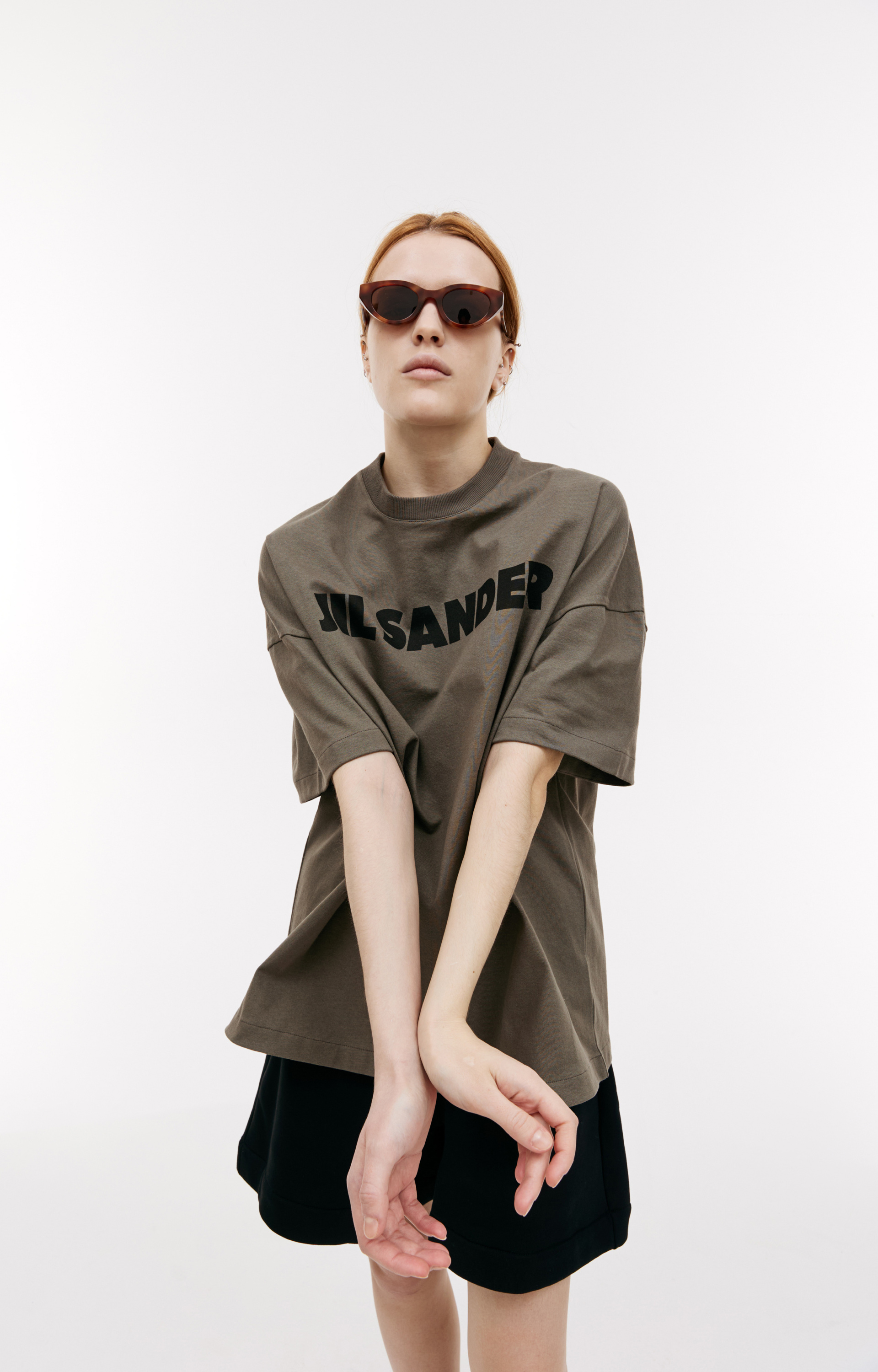 Jil Sander Logo printed t-shirt