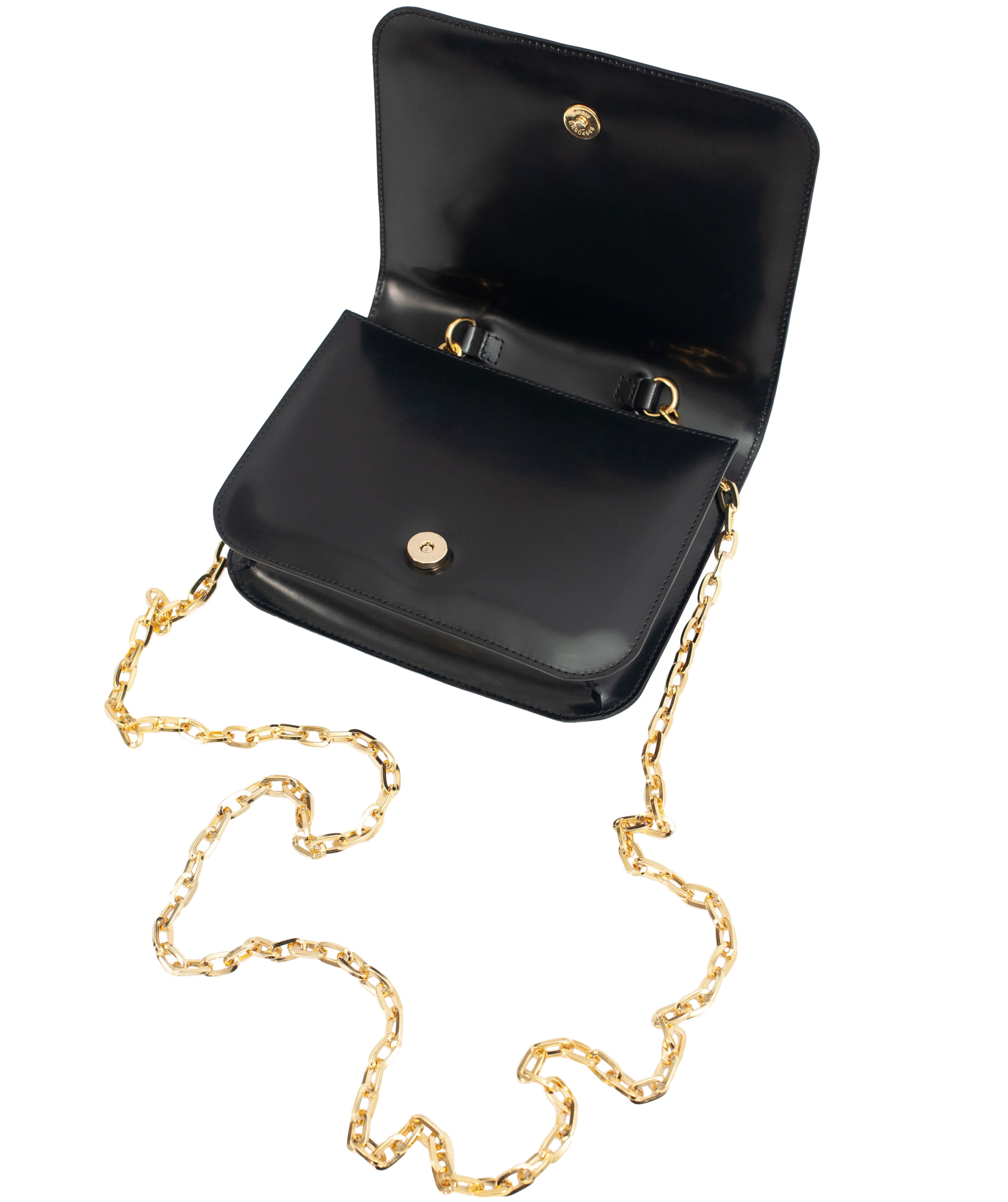 Undercover Black Leather Bag