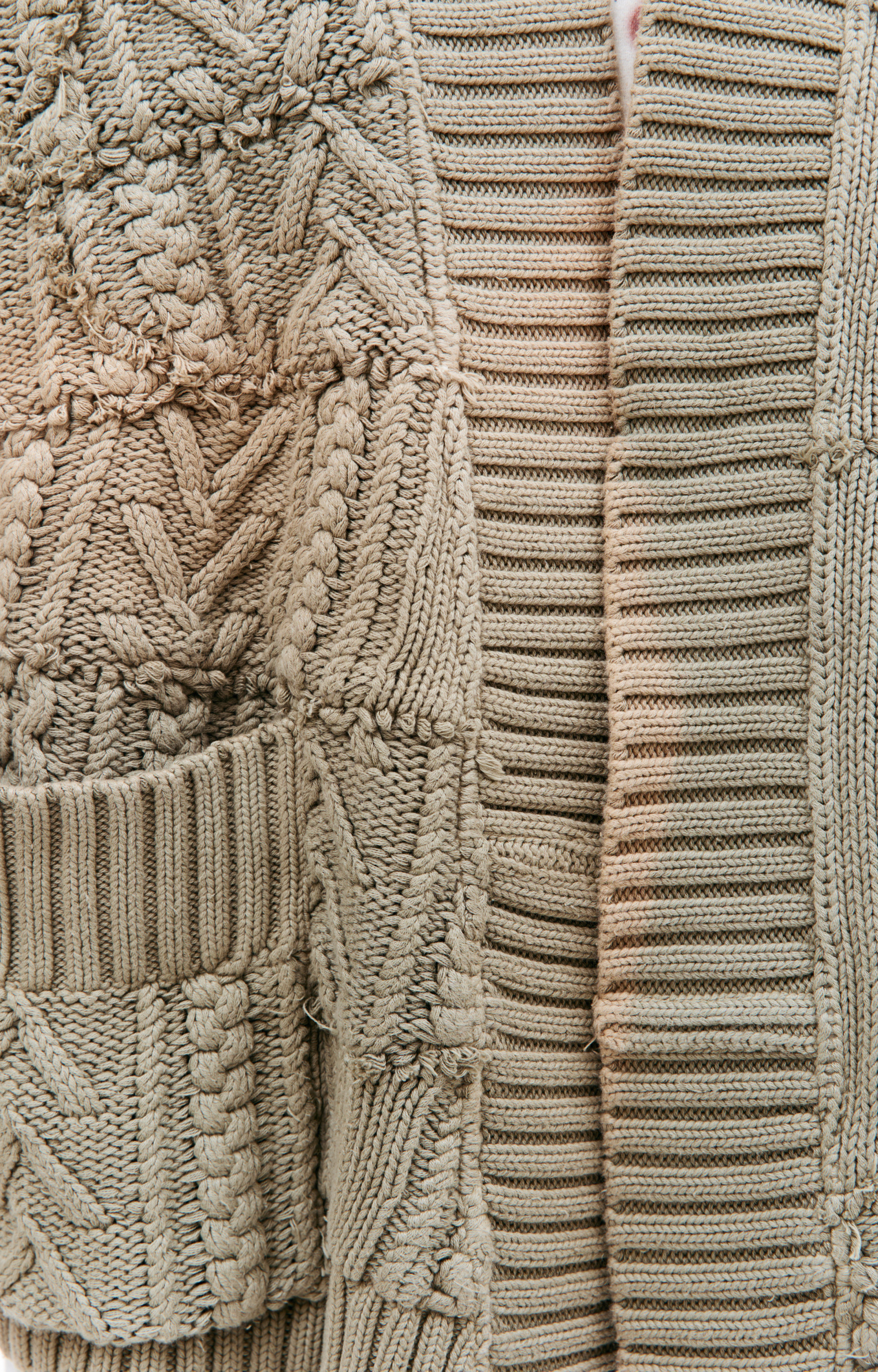 Greg Lauren Fisherman knit cardigan