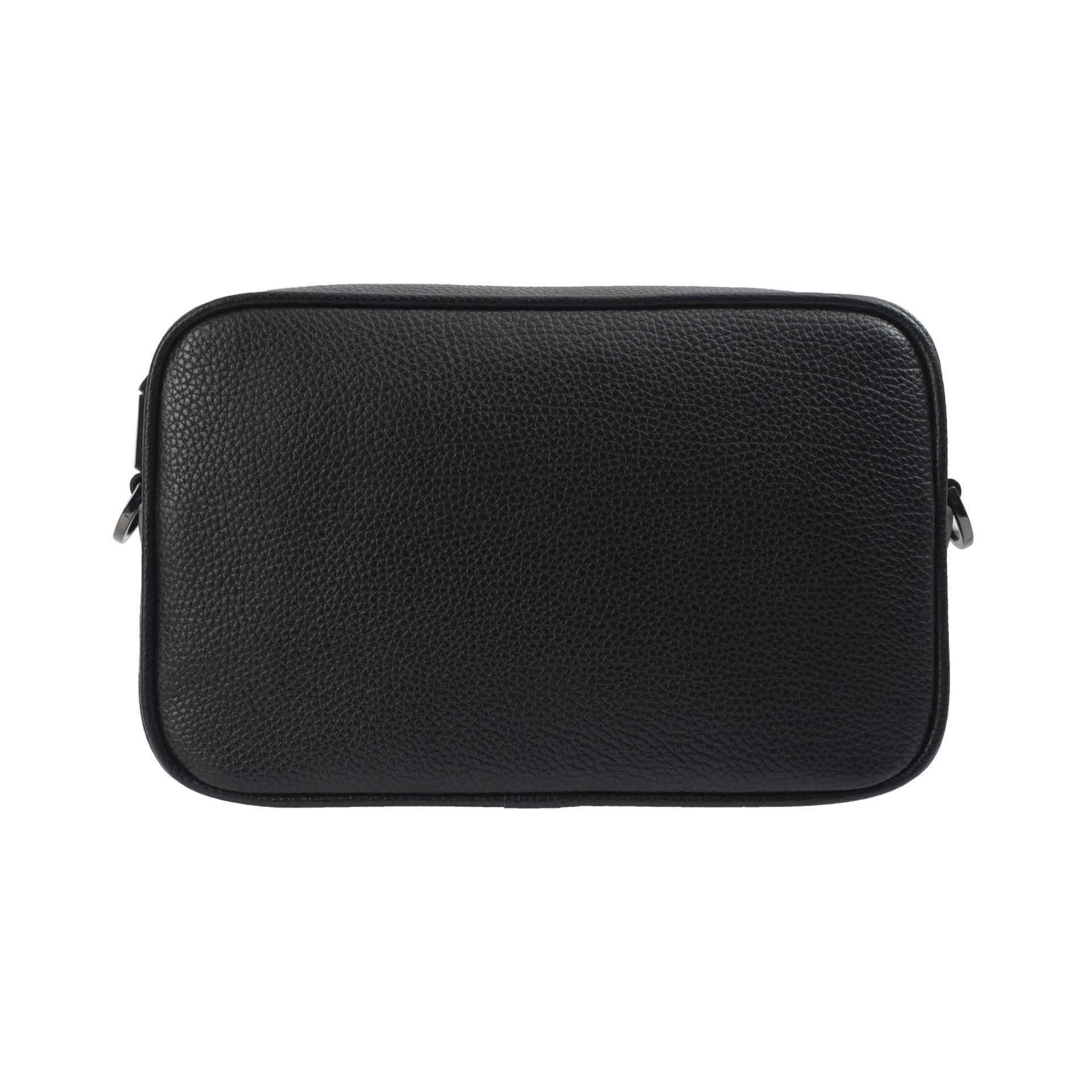 Golden Goose Black Leather Logo Bag