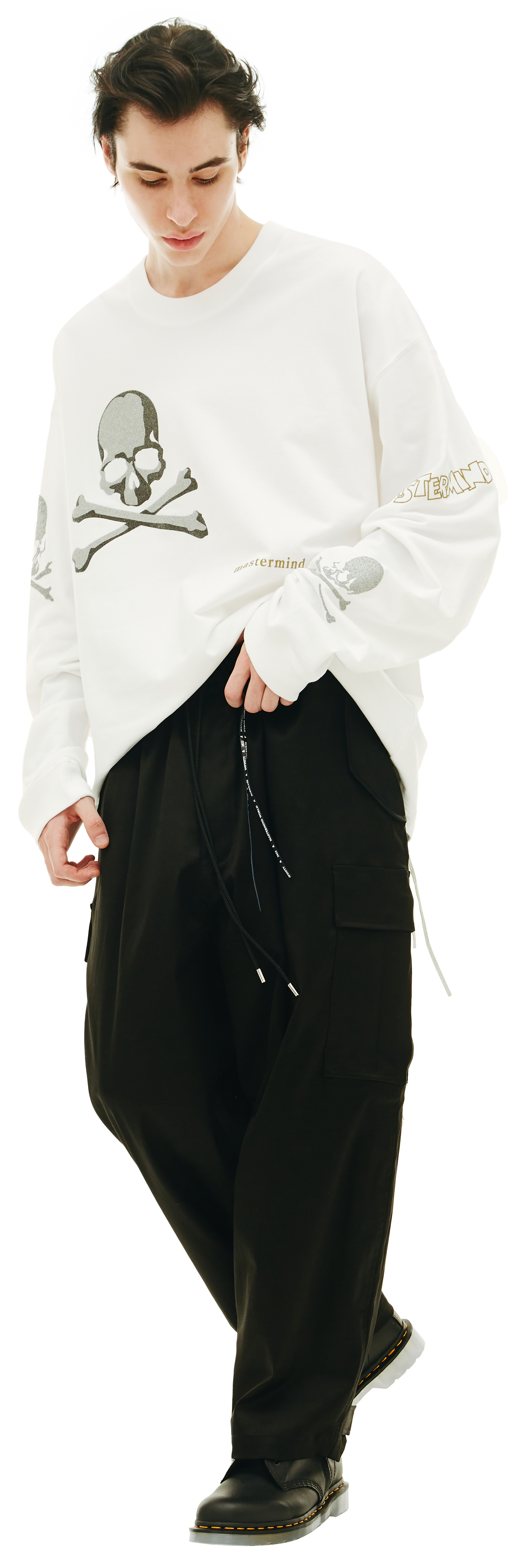 Mastermind WORLD Black cargo trousers