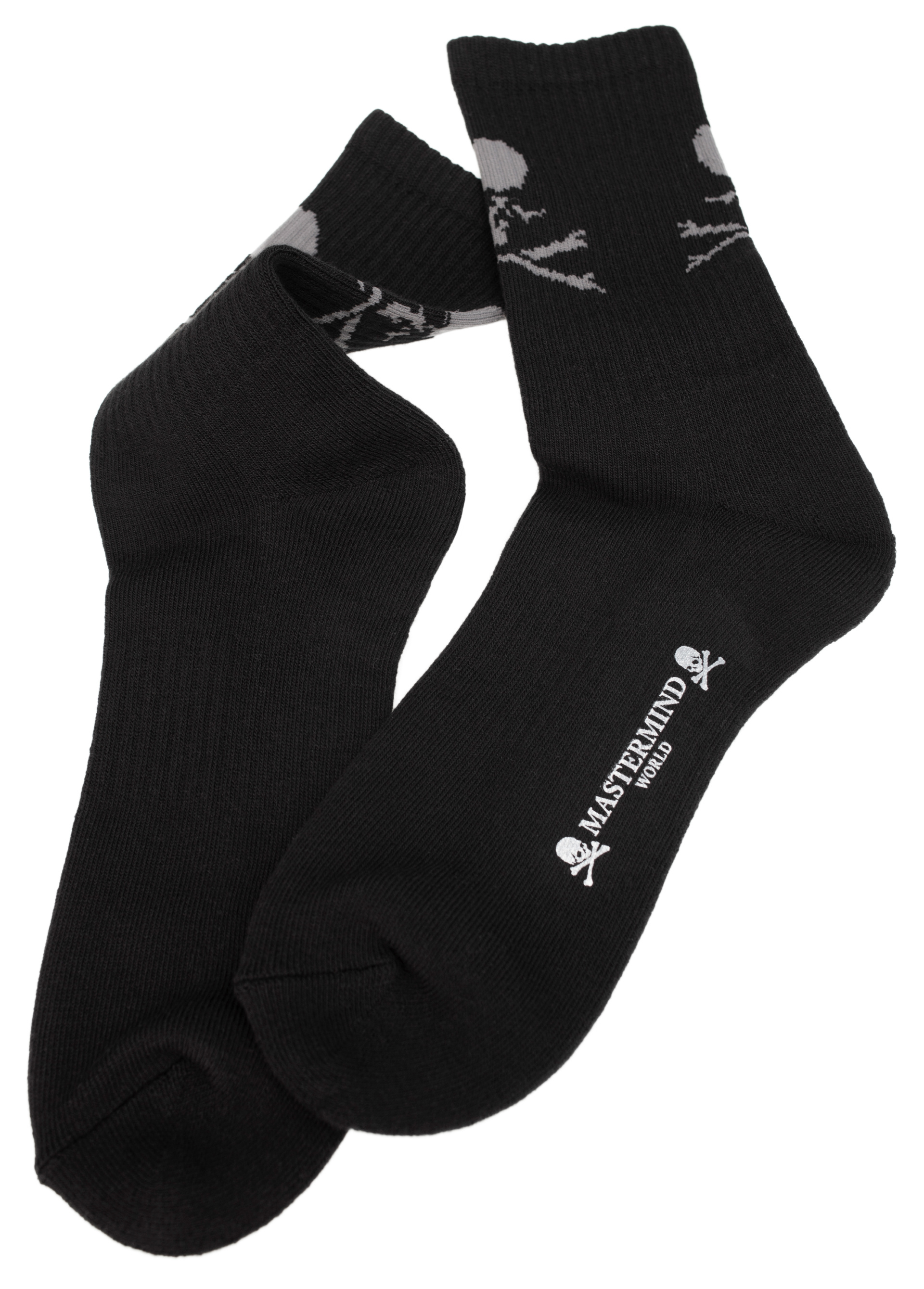 Mastermind WORLD Black skull socks