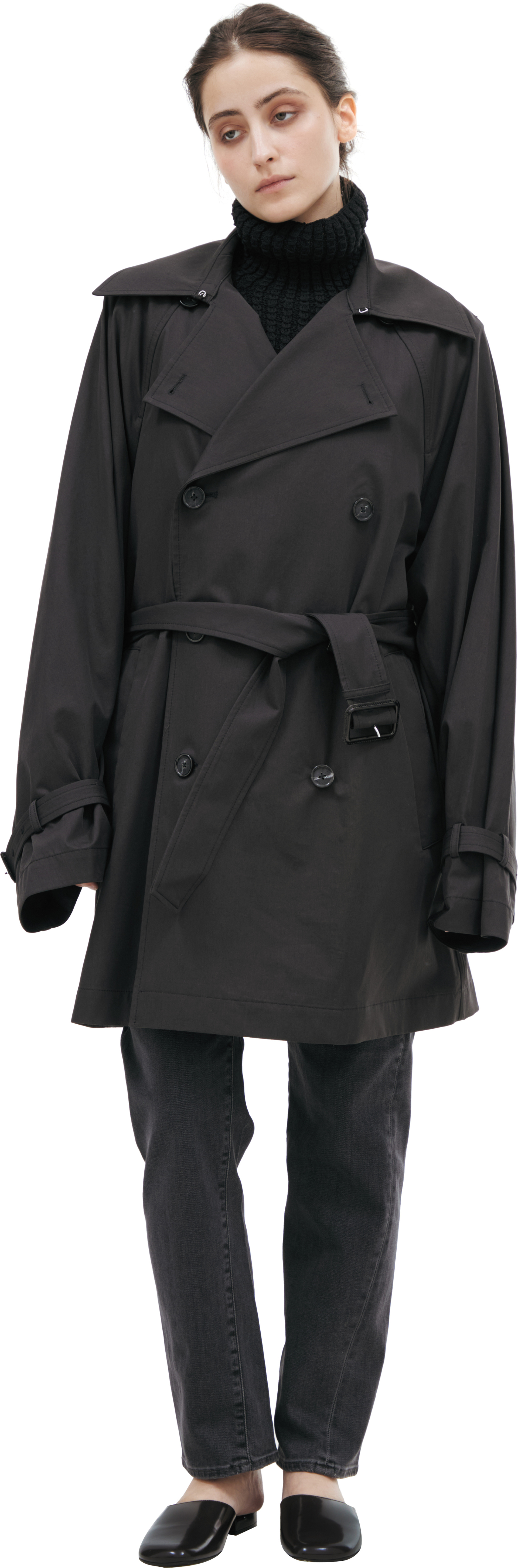 TOTEME Cropped cotton trench coat