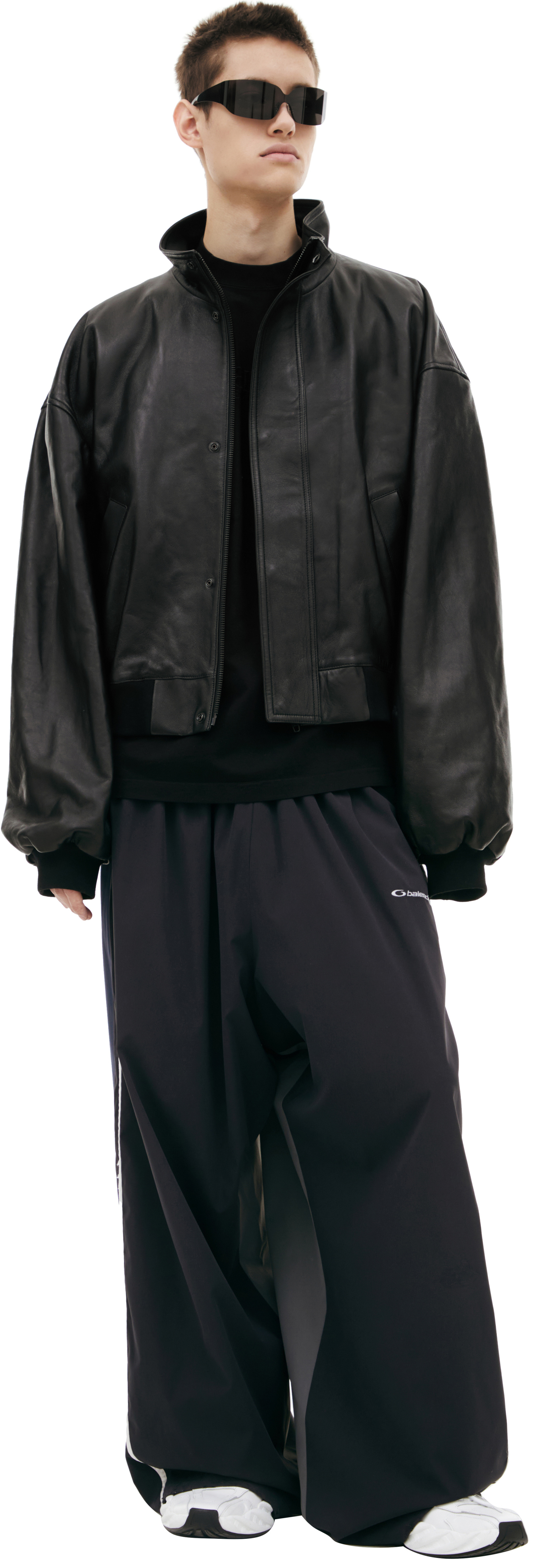 Balenciaga Black leather jacket