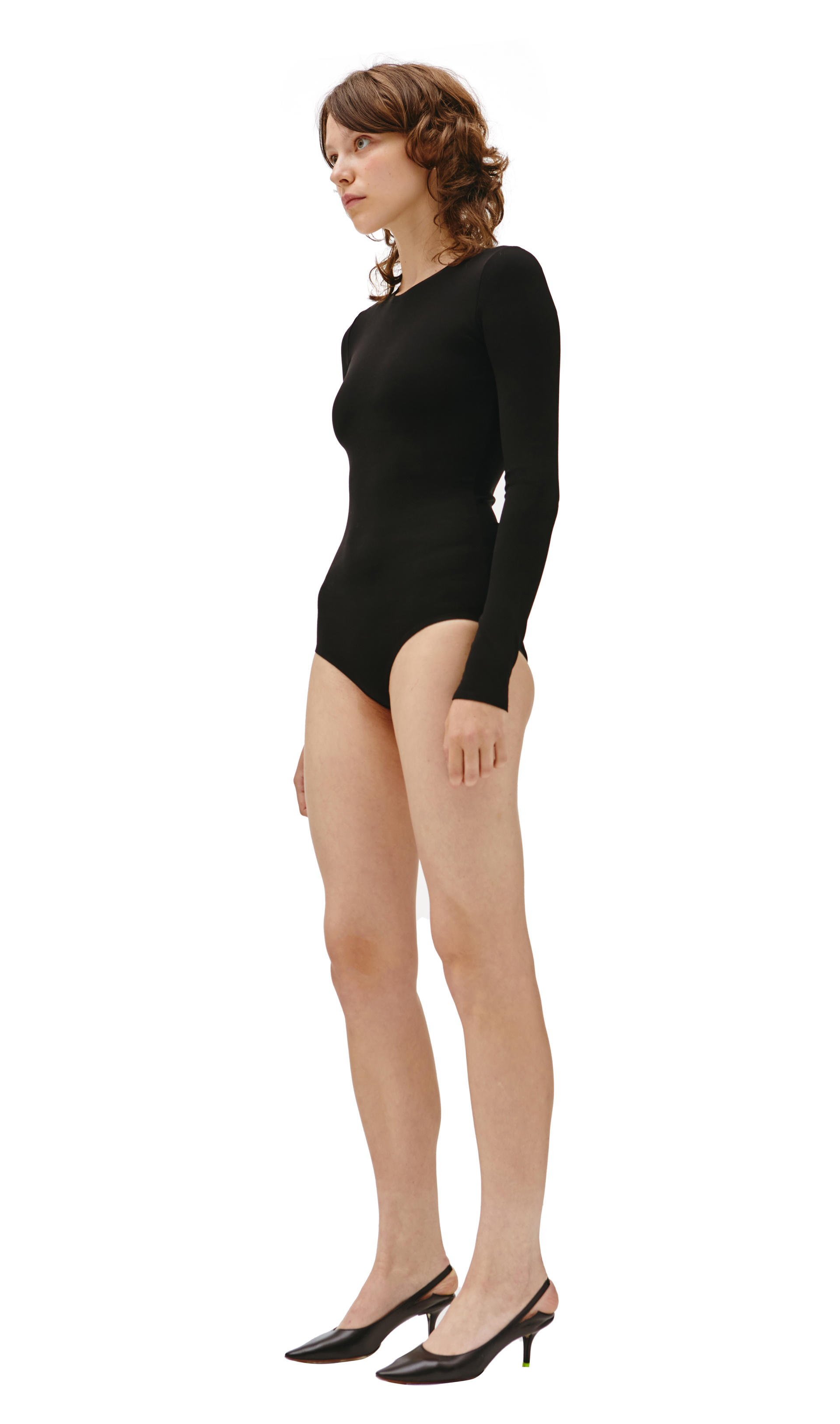 Maison Margiela Black longsleeves bodysuit