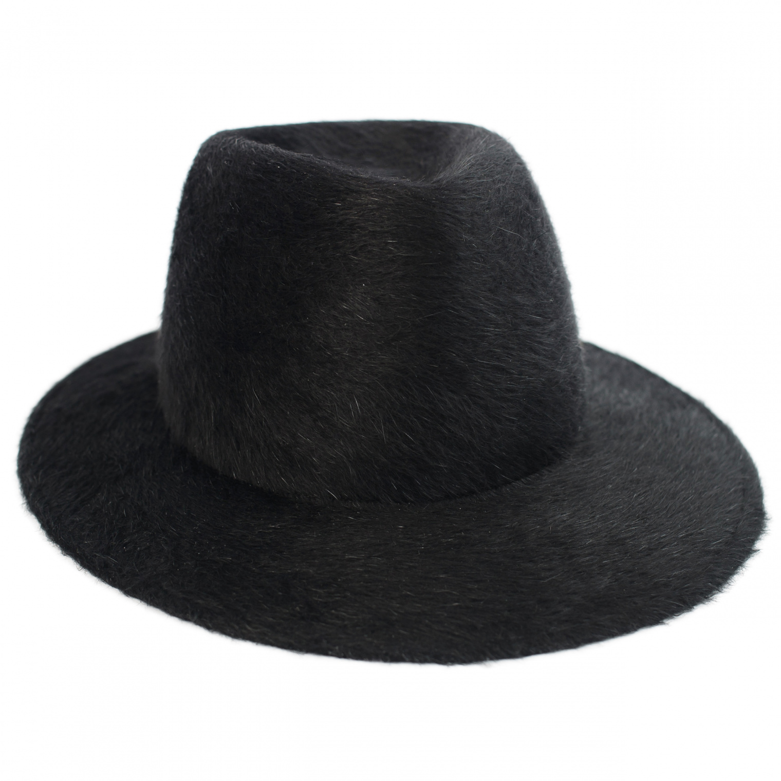 Ann Demeulemeester Черная шляпа с мехом