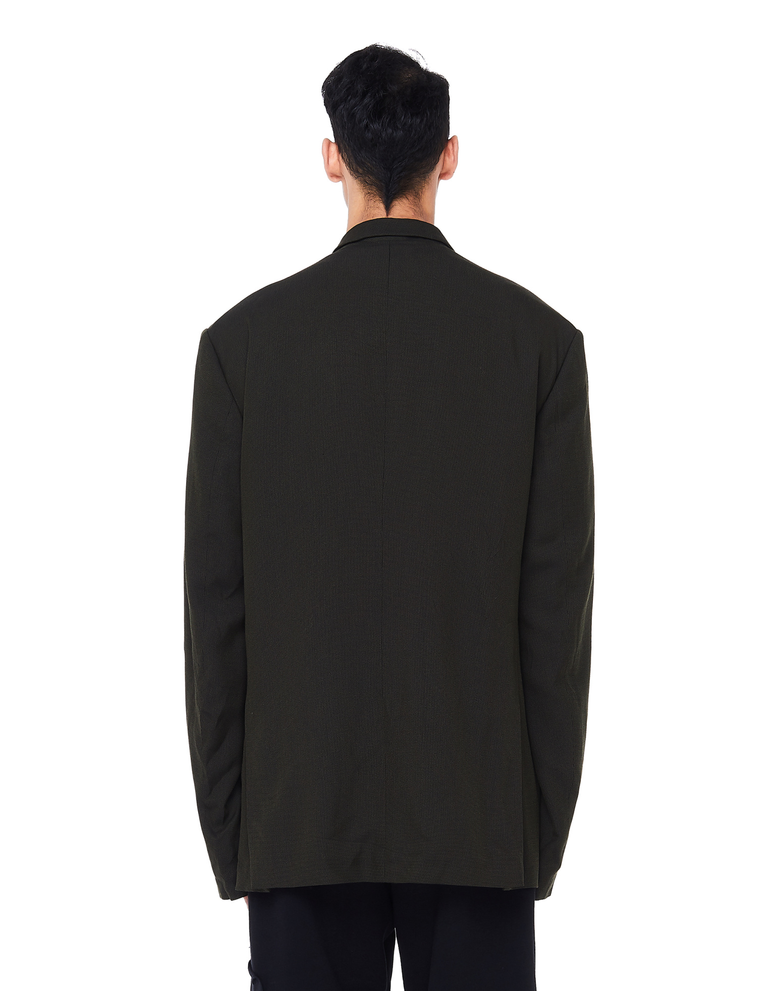 VETEMENTS Khaki Wrinkled Suit Jacket