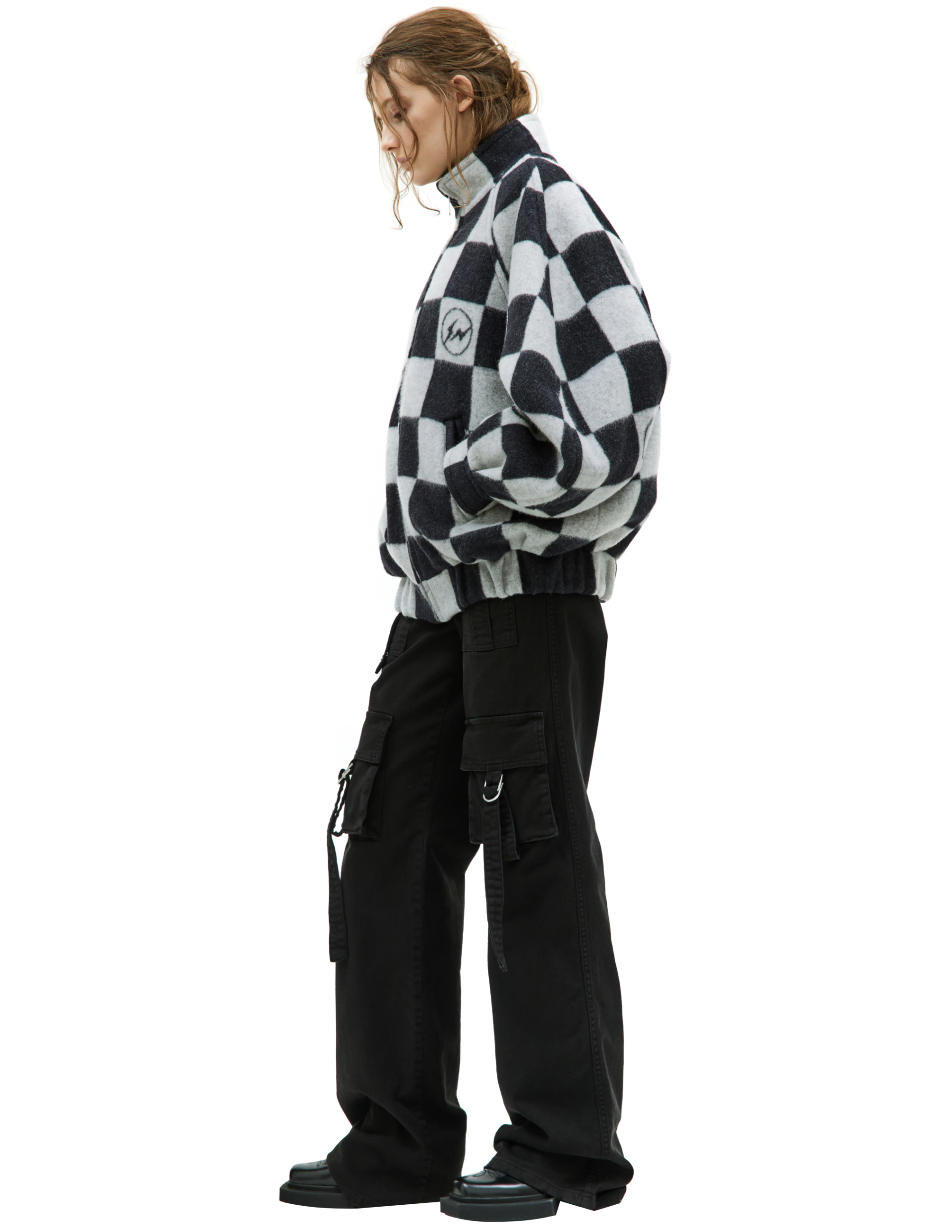 Undercover Undercover x Fragment design wool bomber jacket