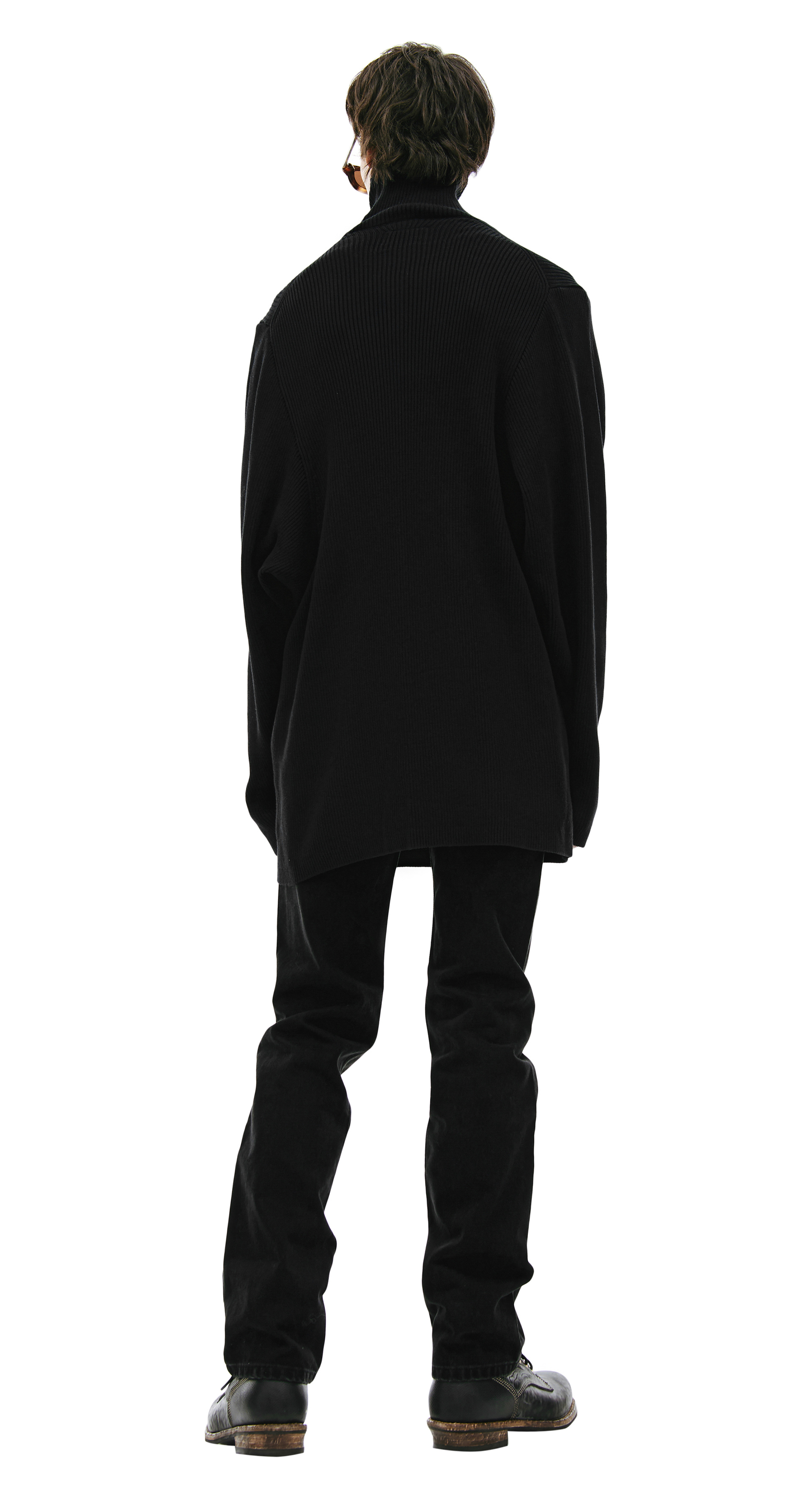 Doublet Black Invisible Turtleneck