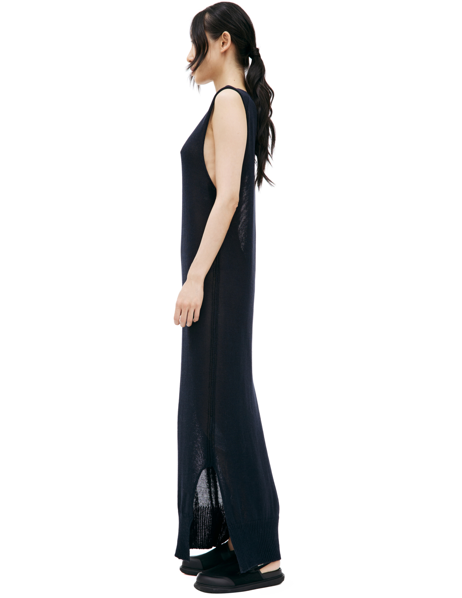 Buy Jil Sander men black semi-transparent dress in fine knit for 215 online on SV77, J40CT0112/J15366/401 Buy Jil Sander men black semi-transparent dress in fine knit for 215 online on SV77, J40CT0112/J15366/401