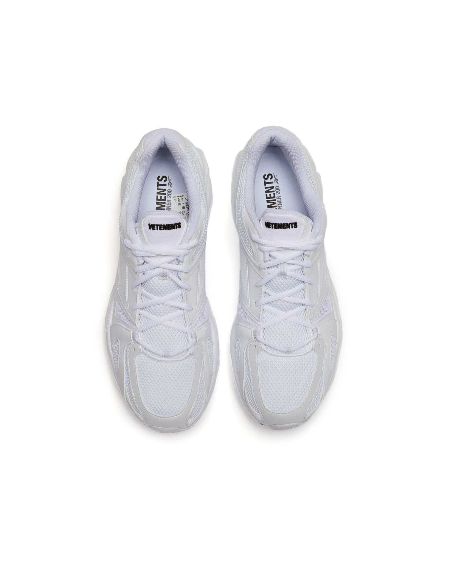 VETEMENTS White Spike Runner 200 Sneakers