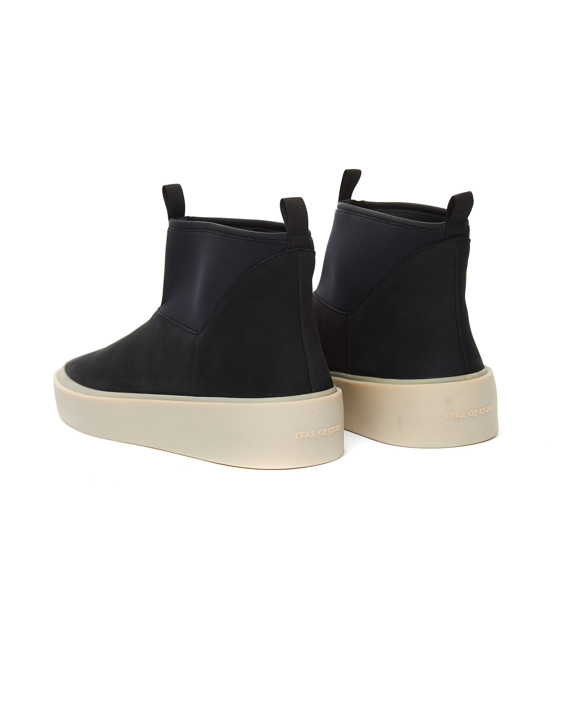 Fear of God Polar Wolf Black Nubuk Boots