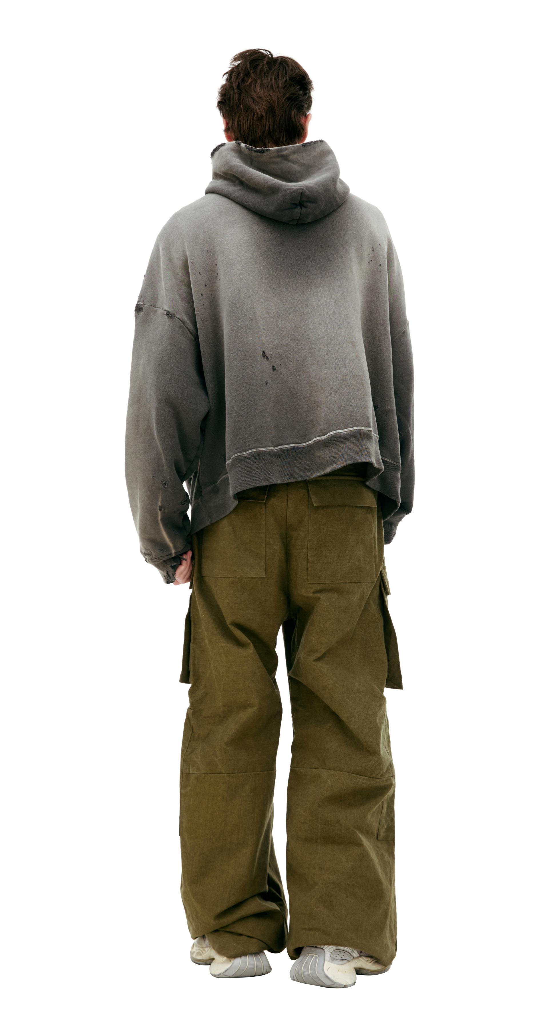 Saint Mxxxxxx Hoodie with ripped effect